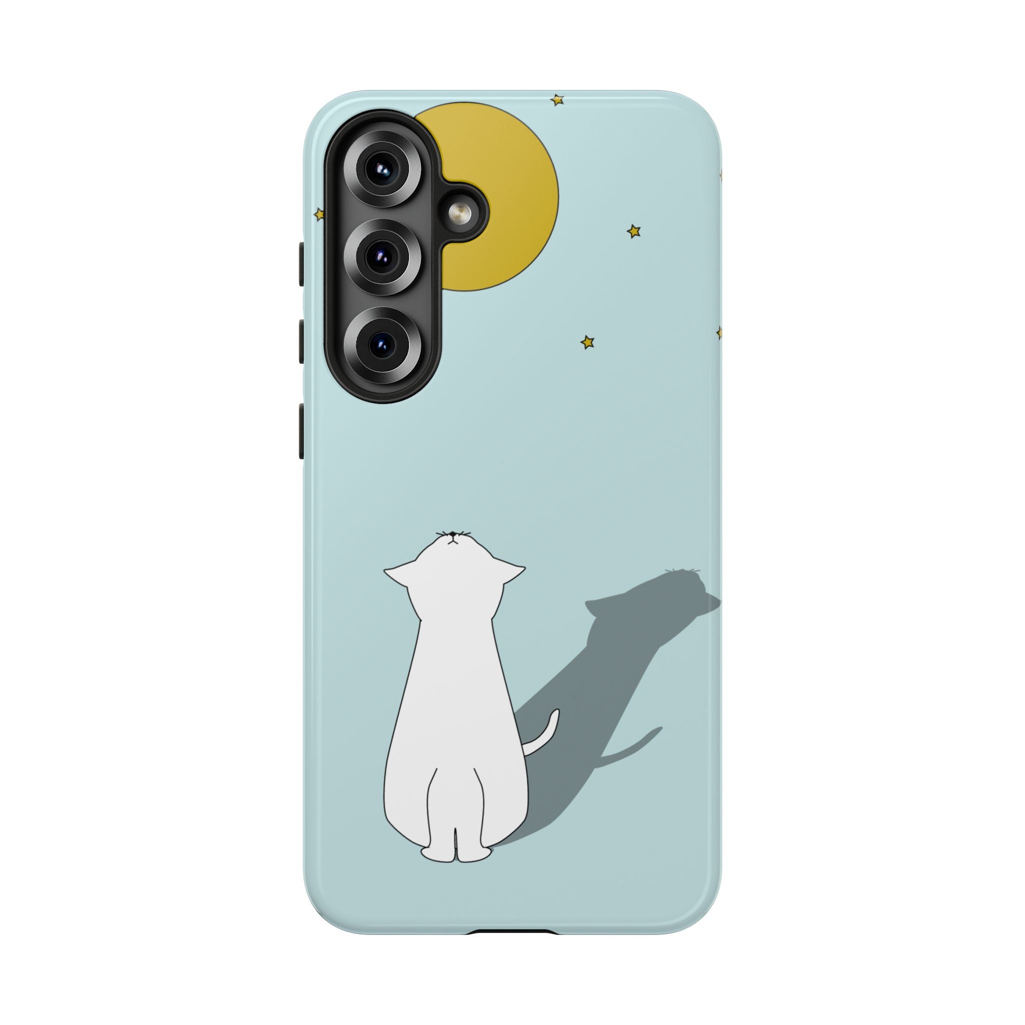 Cute Cat Phone Case, Tough Phone Cover, Pet Lover Gift, Unique Case, Animal Decor, Birthday Gift
