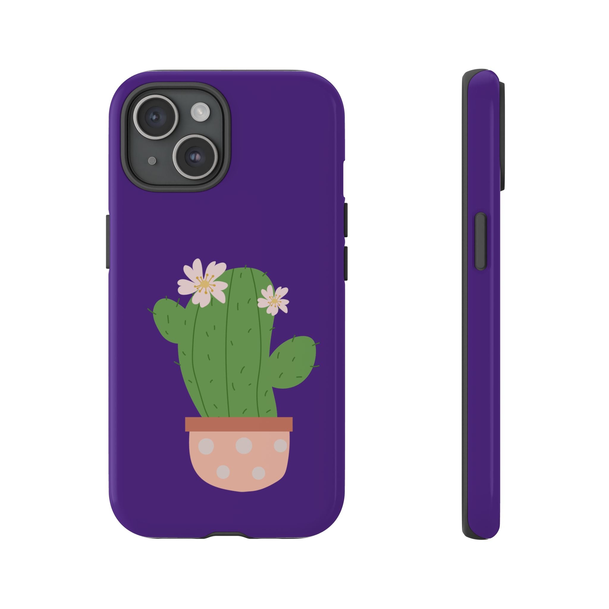 Cactus Phone Case, Tough Cases, Cute Floral, Trending Design, Unique Gift, Phone Accessories, Summer Vibe, Nature Lover