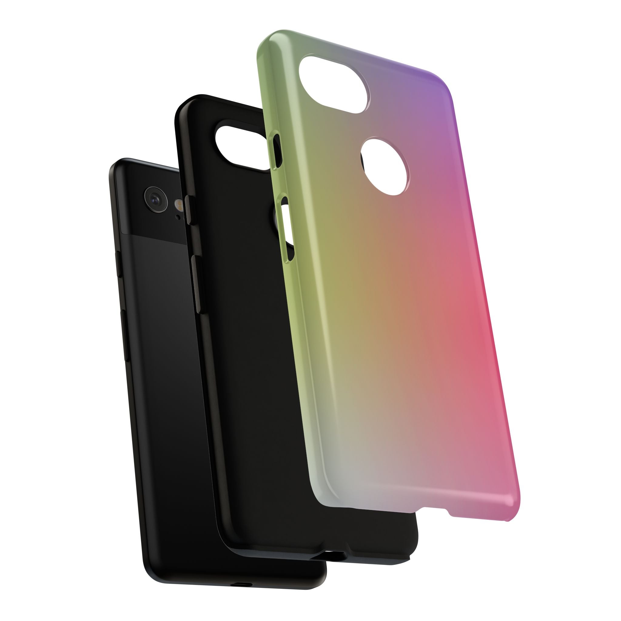 Gradient Phone Case, Tough Cases, Colorful Tech Accessory, Modern Phone Protection, Trendy Gift for Friends, Birthday, Holidays