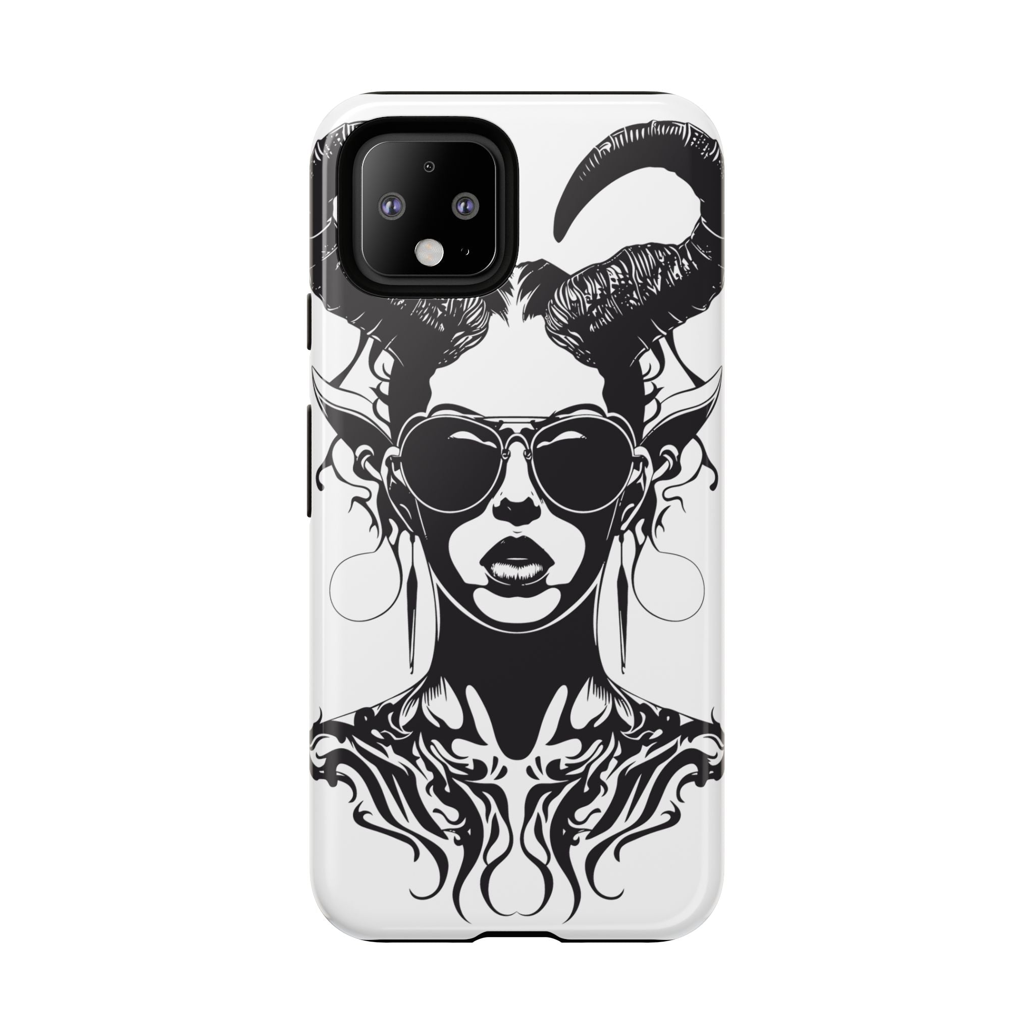 Tough Cases: Stylish Phone Case with Edgy Design, Protective Cover, Gift for Her, Trendy Accessories, Unique Art, Holiday Present