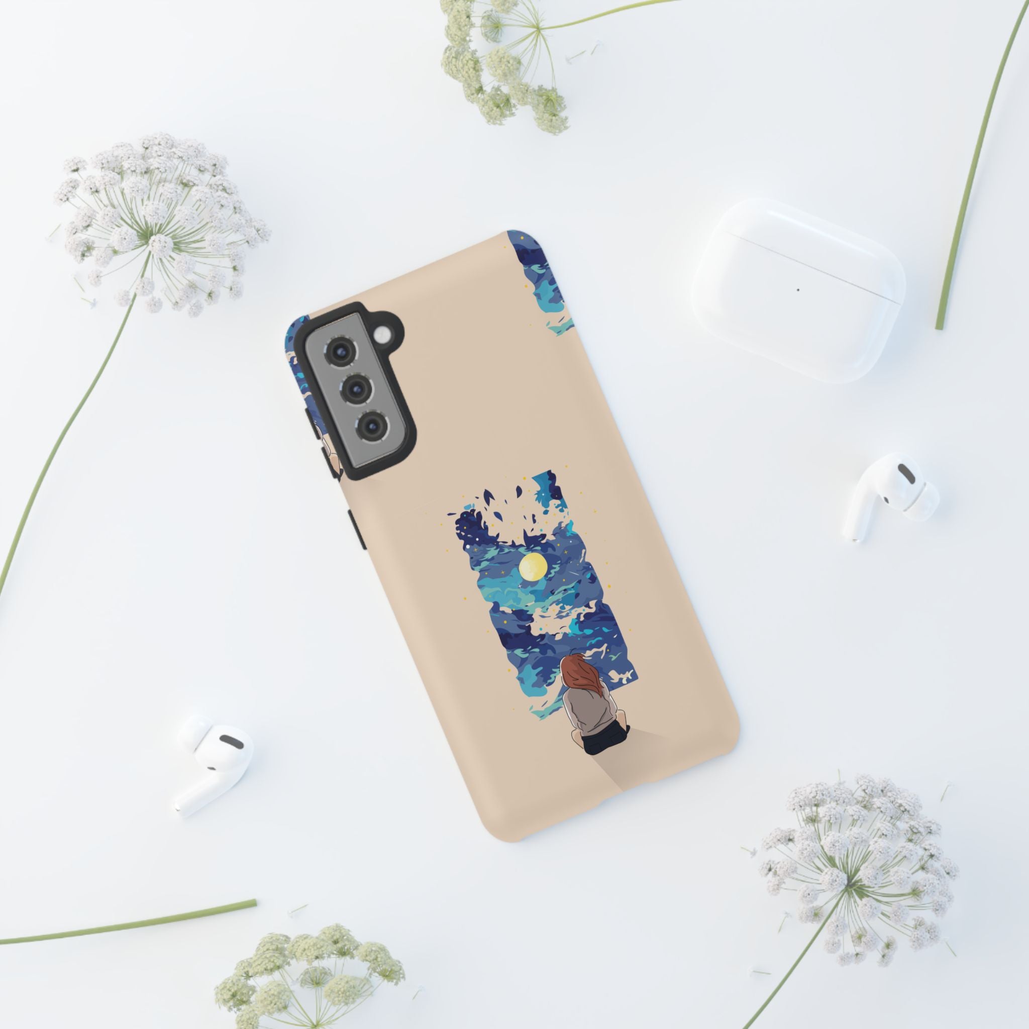 Artistic Phone Case – Expressive Protective Cover, Unique Gift for Her, Birthday Present, Eco-Friendly Mobile Accessory, Smartphone Case