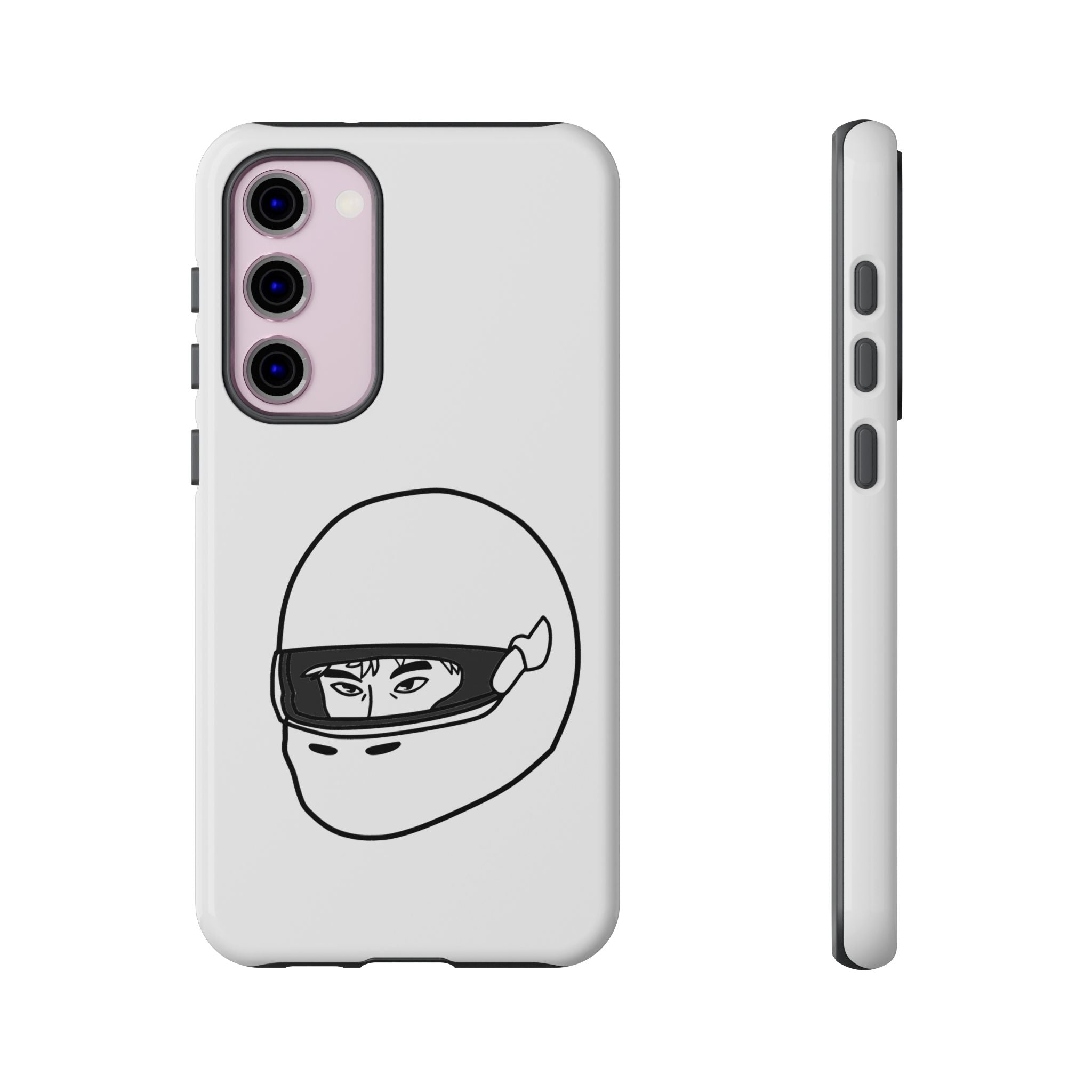 Stylish Phone Case with Racing Helmet Design | Tough Cases | Unique Gift, Motorcycle Enthusiast, Race Lover, Custom Accessory, Everyday Use