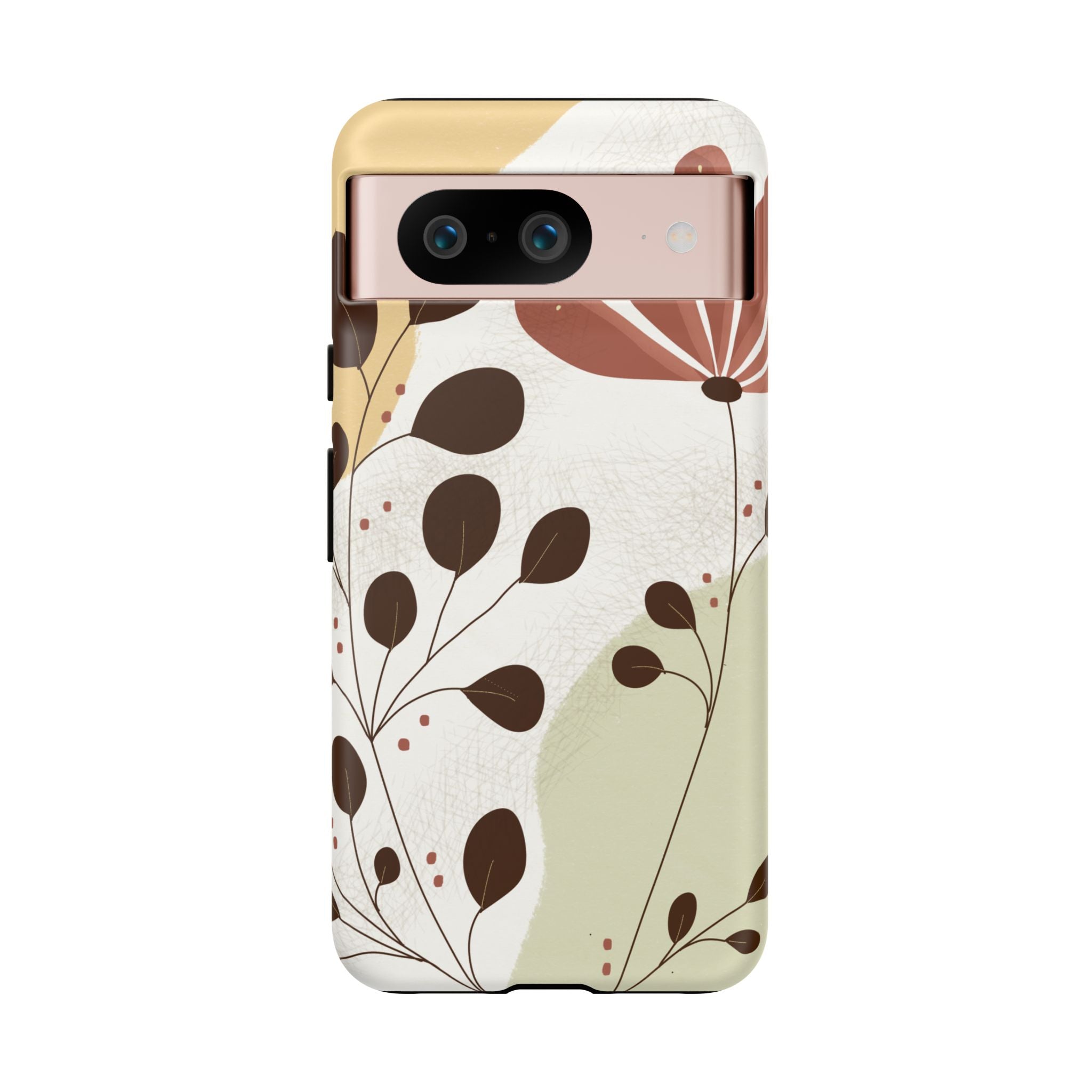 Floral Phone Case - Stylish Tough Cases for Women, Trendy Phone Cover, Gift for Her, Birthday Present, Everyday Use