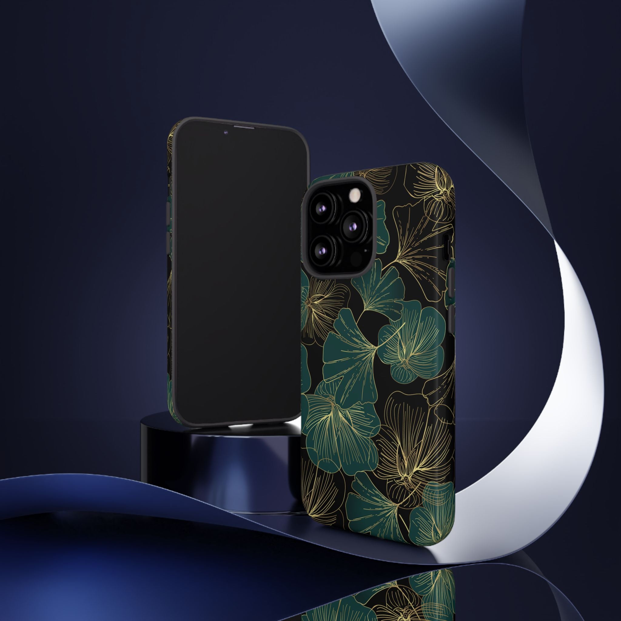 Floral Phone Case - Tough Cases, Protective Cover, Stylish Accessory, Gift for Her, Nature-Inspired Design