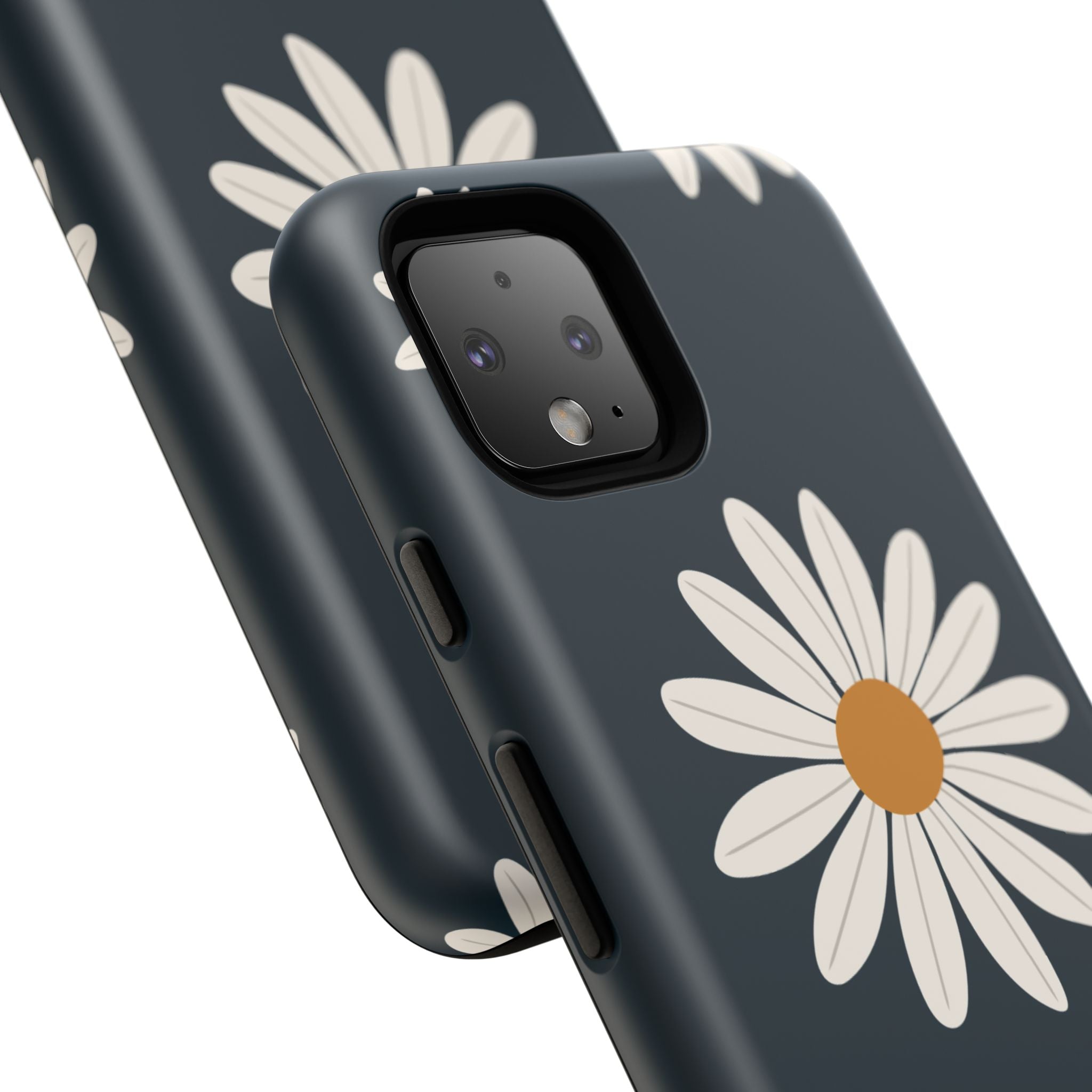 Daisy Phone Case, Floral Phone Cover, Tough Phone Case, Gift for Flower Lovers, Smartphone Accessory, Spring Design