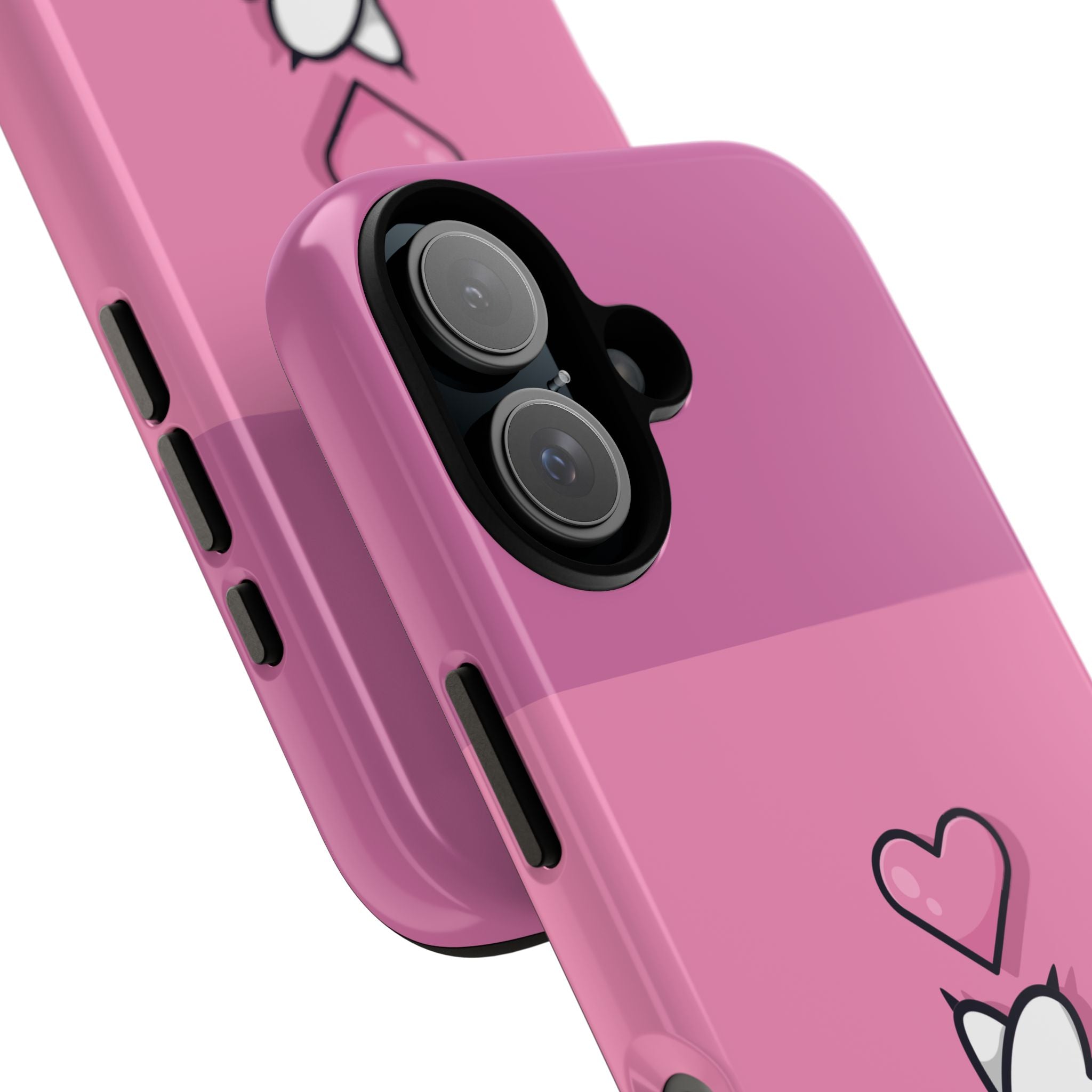 Cute Cat Paw Phone Case, Playful Pet Lover Gift, Animal Print Phone Cover, Heart Design Case, Fun Feminine Case, Kawaii Style