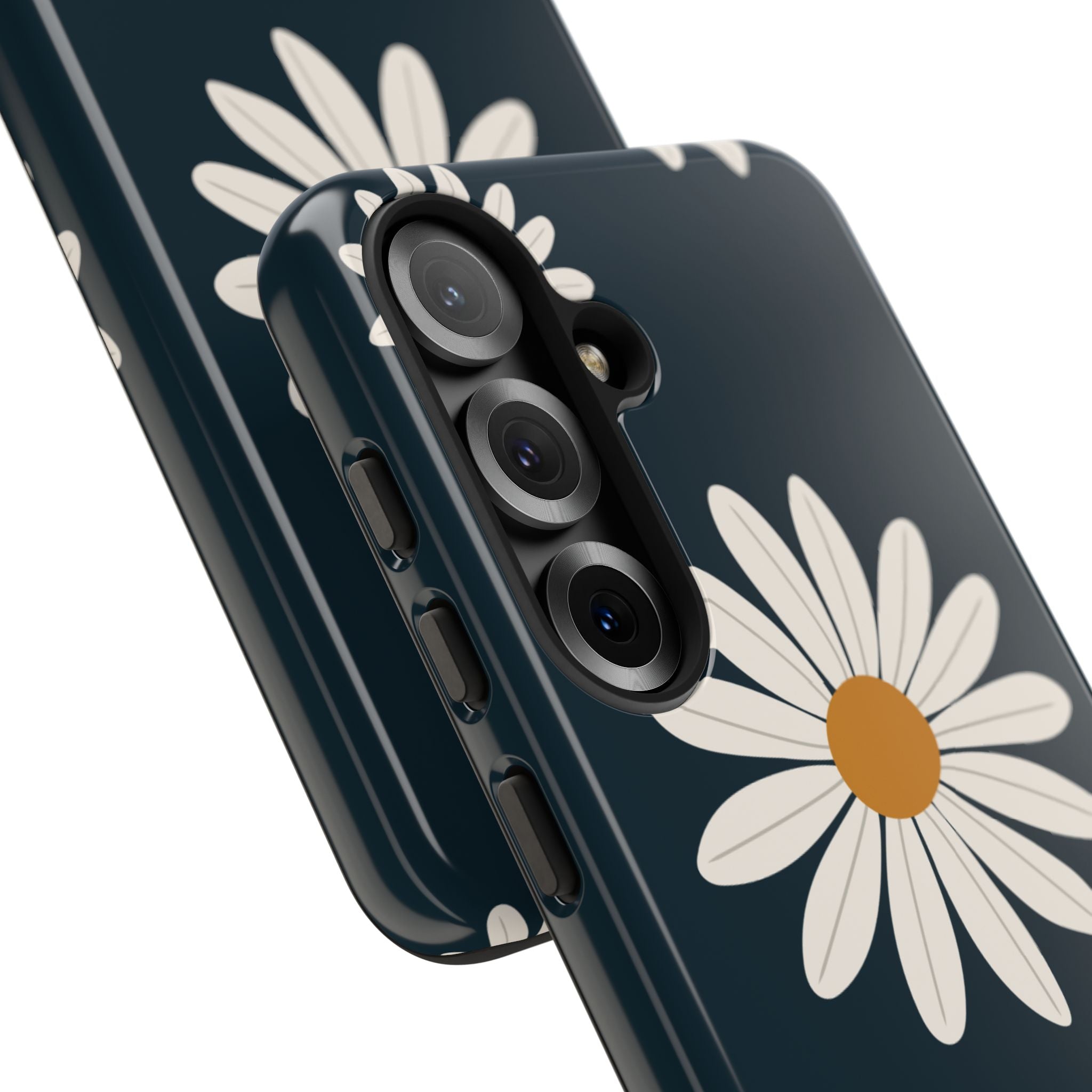Daisy Phone Case, Floral Phone Cover, Tough Phone Case, Gift for Flower Lovers, Smartphone Accessory, Spring Design