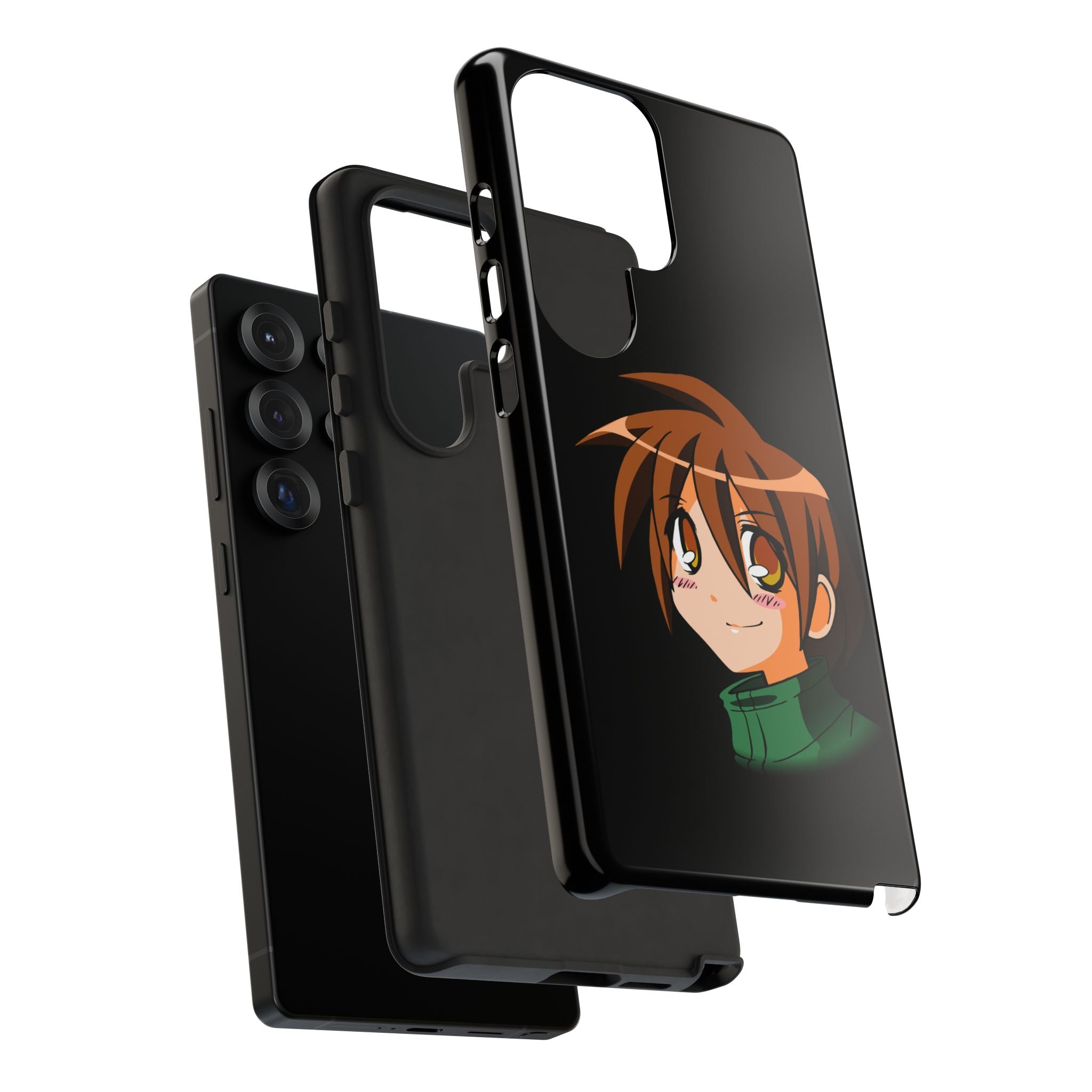 Anime Character Phone Case, Cute Phone Cover, Tough Cases for Teens, Customizable Gift, Geeky Accessories