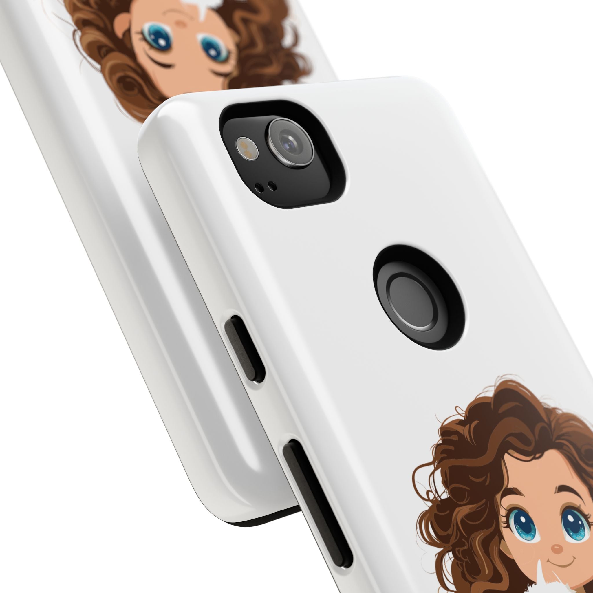 Cute Cat Lover Phone Case, Tough Phone Cover, Pet Lover Gift, Personalized Gift, Kids Phone Case, Animal Lover Accessories