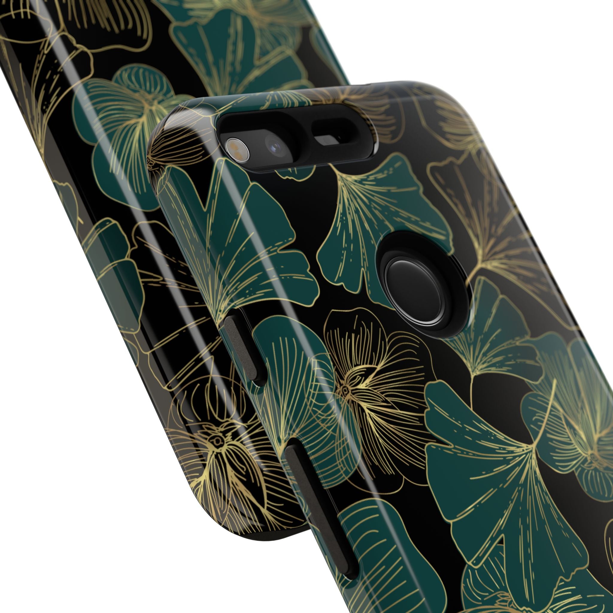 Floral Phone Case - Tough Cases, Protective Cover, Stylish Accessory, Gift for Her, Nature-Inspired Design