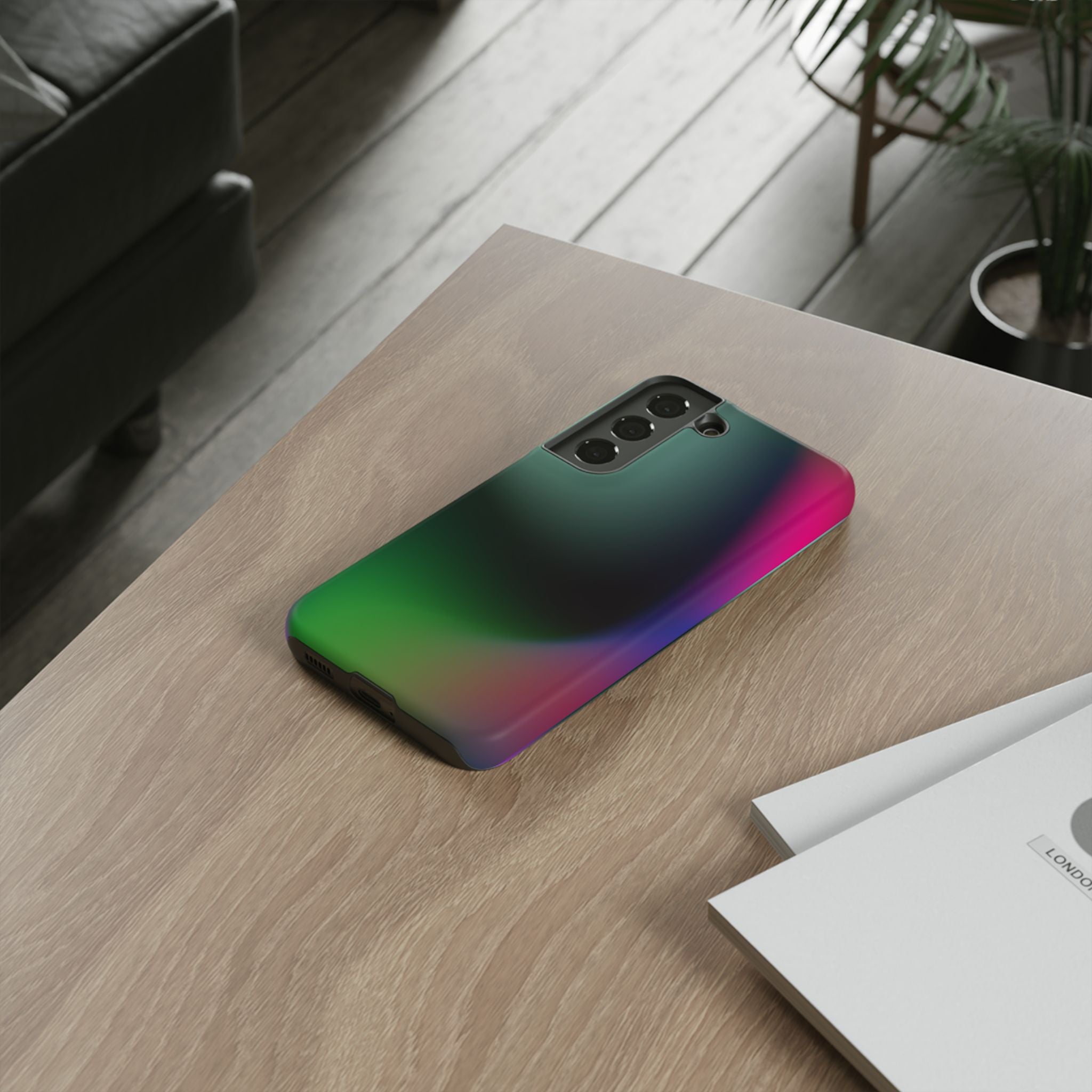 Colorful Phone Case, Tough Phone Cover, Vibrant Smart Device Protector, Modern Tech Accessory, Unique Gift for Phone Lovers