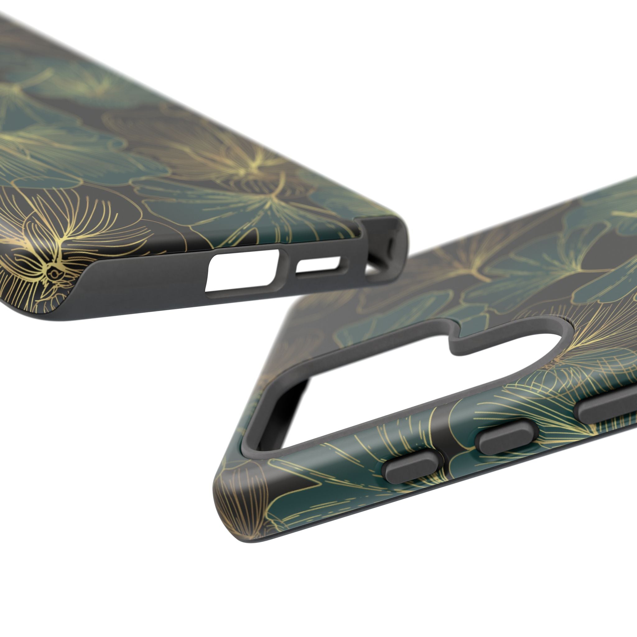 Floral Phone Case - Tough Cases, Protective Cover, Stylish Accessory, Gift for Her, Nature-Inspired Design
