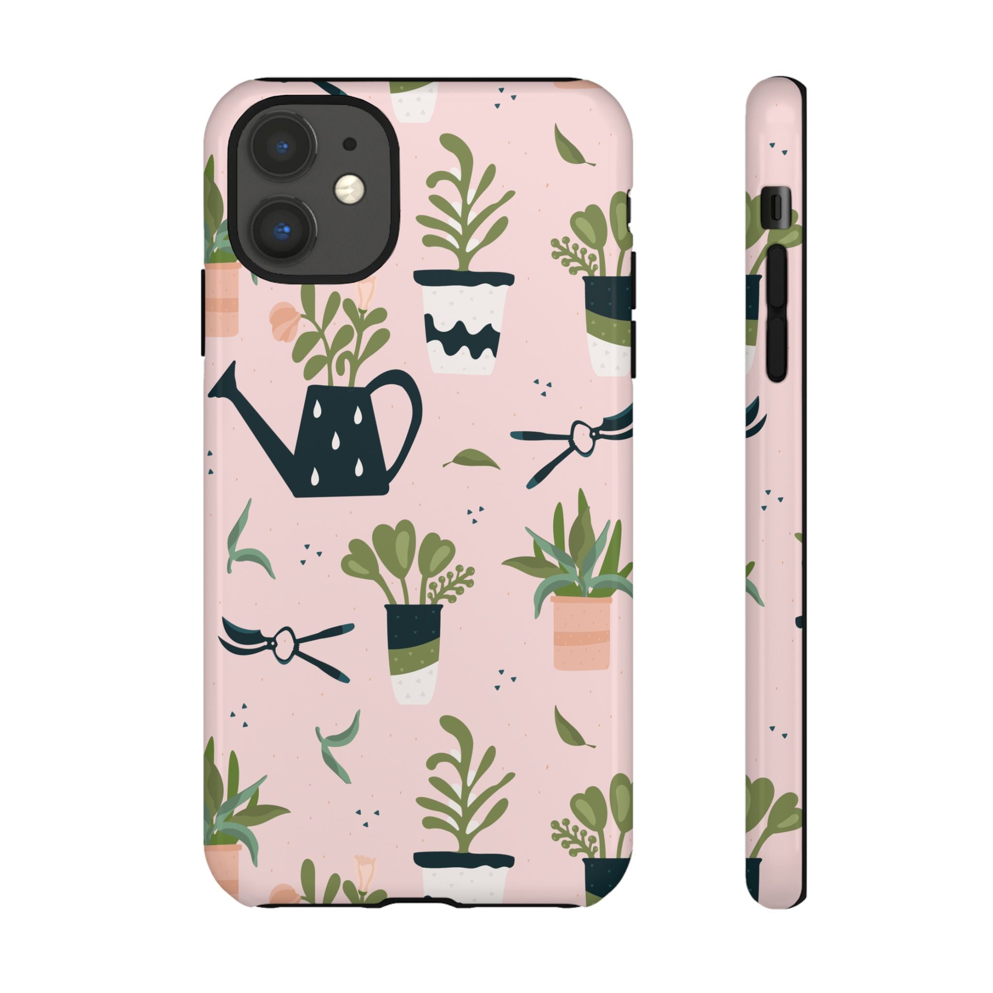 Floral Phone Case, Cute Plant Lover Case, Gift for Gardeners, Phone Cover, Green Thumb Accessories, Mother's Day Gift