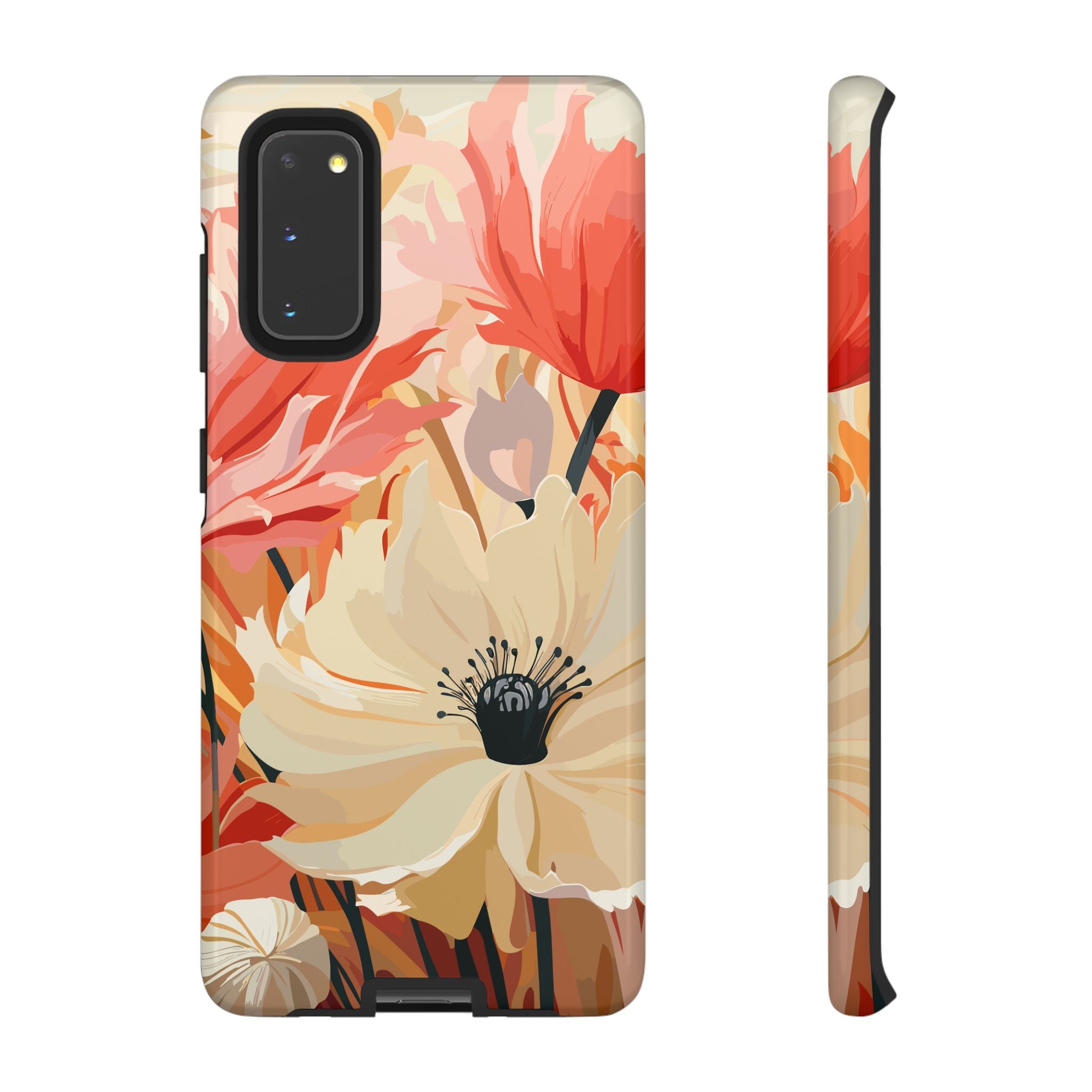 Floral Phone Case, Tough Protective Cover for Floral Lovers, Perfect Gift for Friends, Spring Celebration, Art Lovers Gift