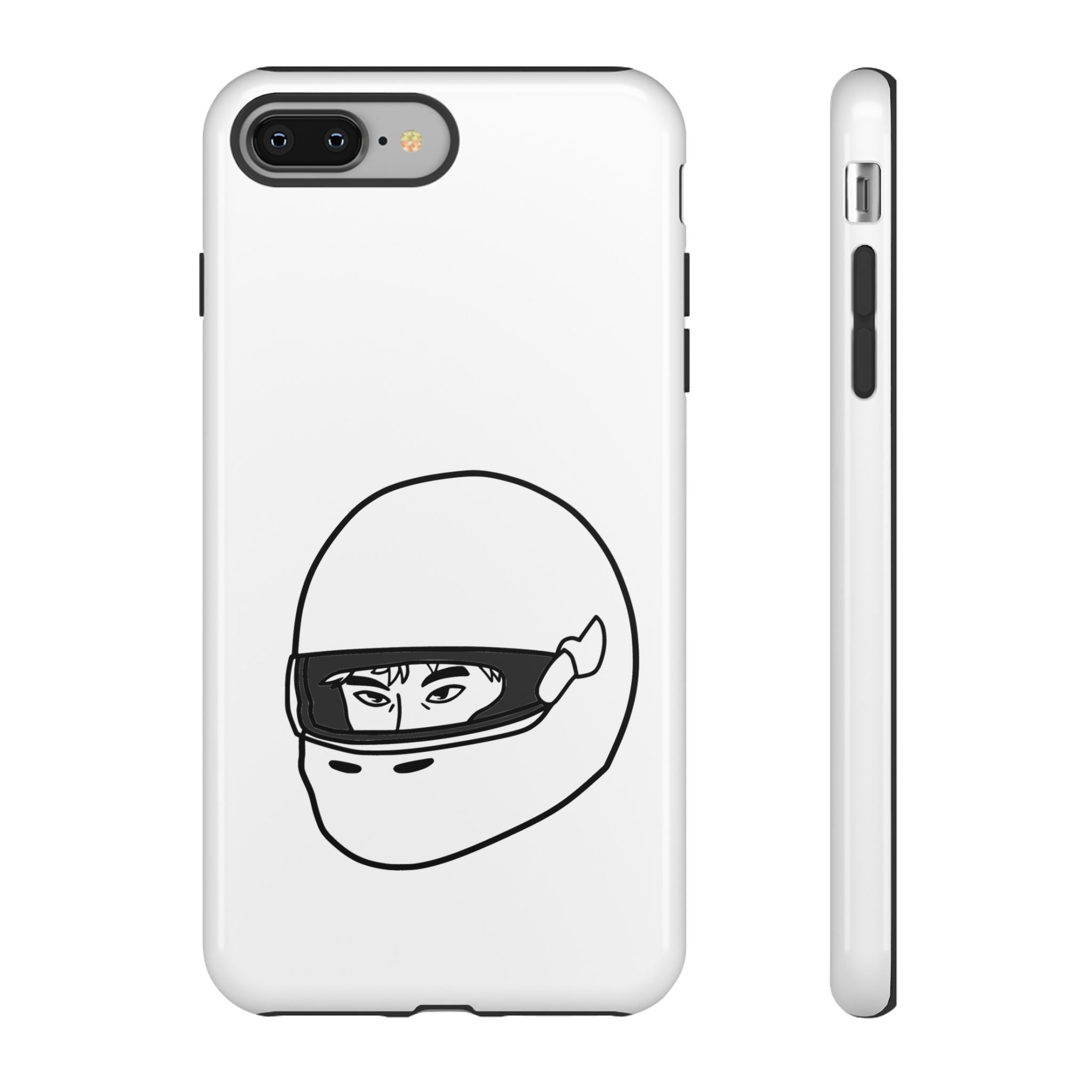 Stylish Phone Case with Racing Helmet Design | Tough Cases | Unique Gift, Motorcycle Enthusiast, Race Lover, Custom Accessory, Everyday Use
