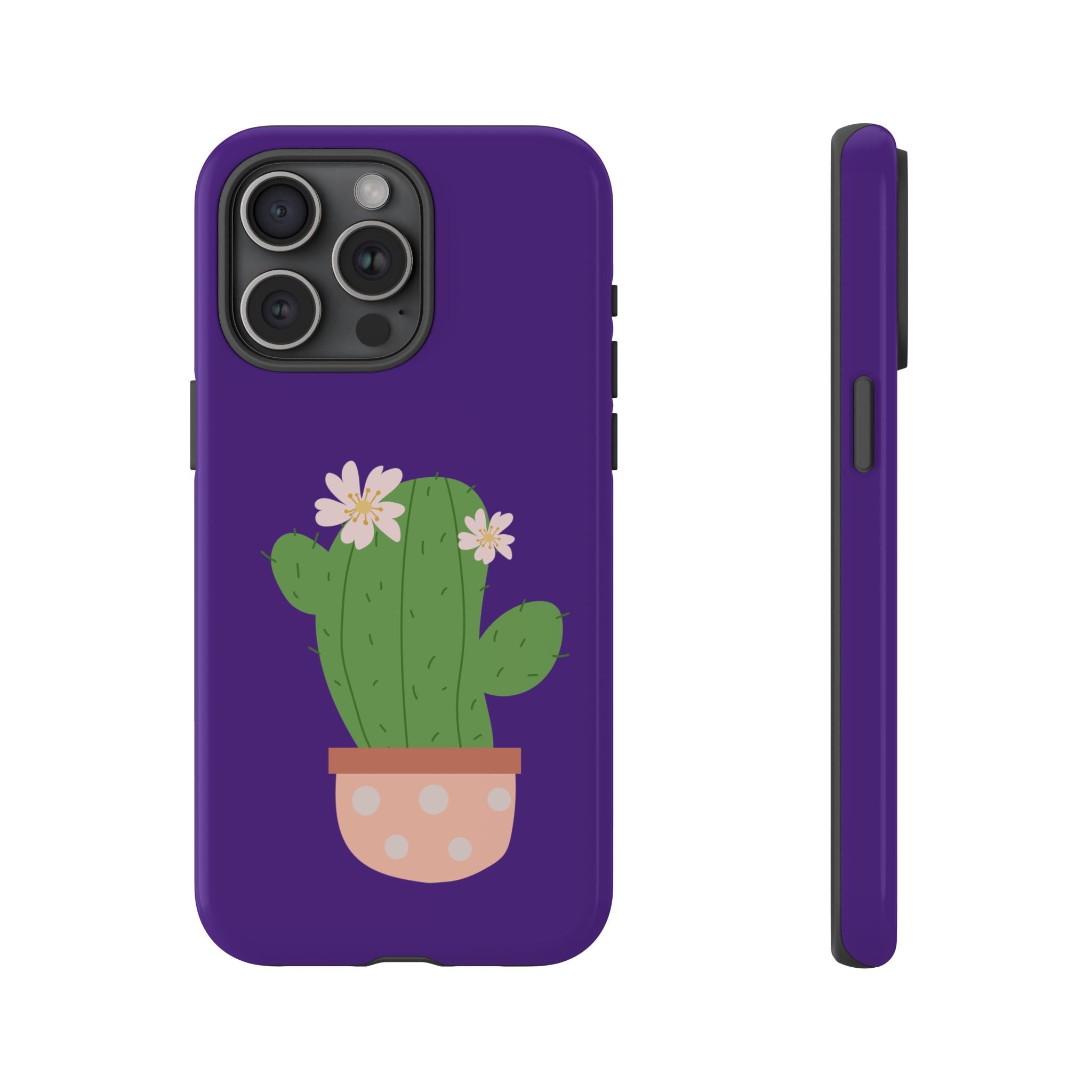 Cactus Phone Case, Tough Cases, Cute Floral, Trending Design, Unique Gift, Phone Accessories, Summer Vibe, Nature Lover