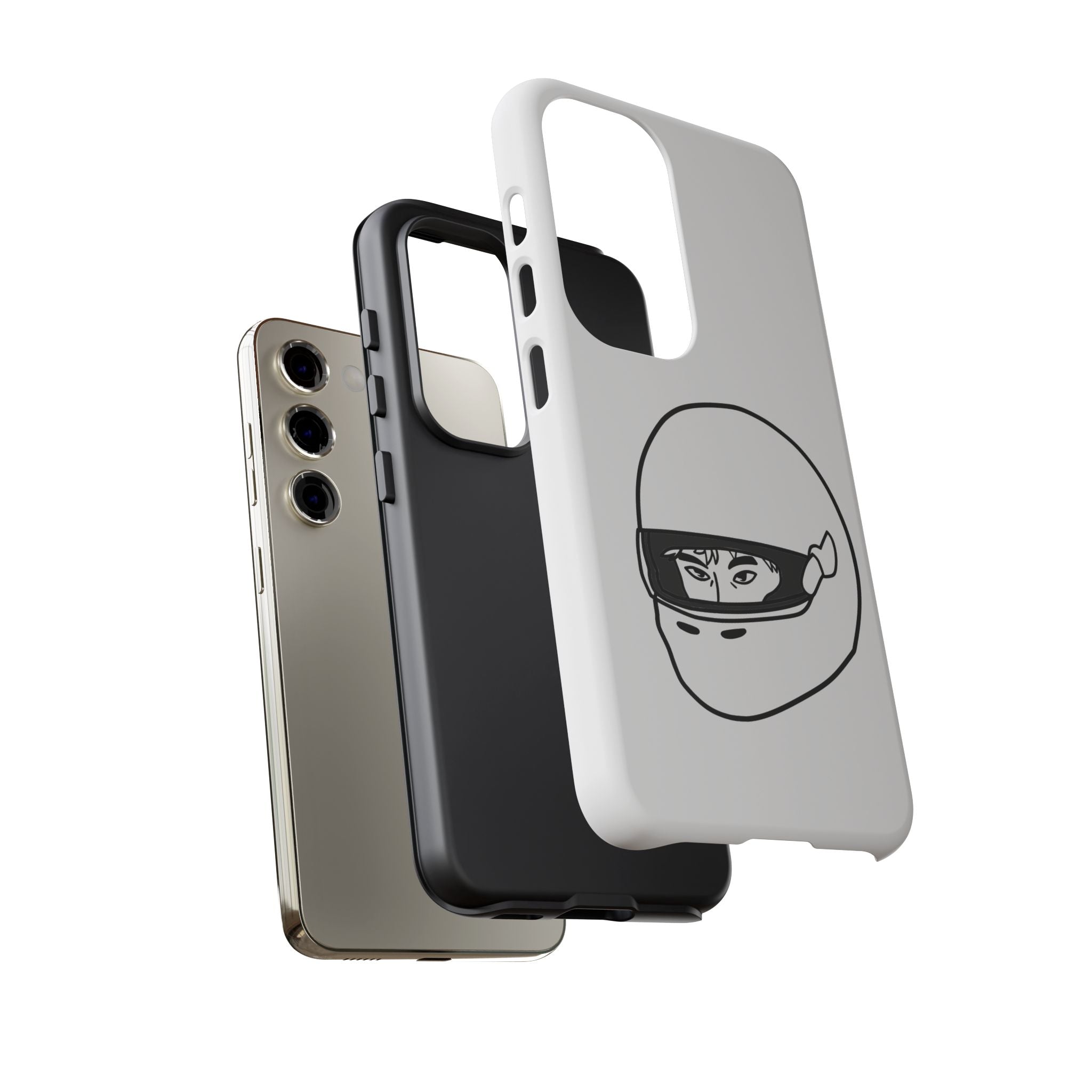 Stylish Phone Case with Racing Helmet Design | Tough Cases | Unique Gift, Motorcycle Enthusiast, Race Lover, Custom Accessory, Everyday Use