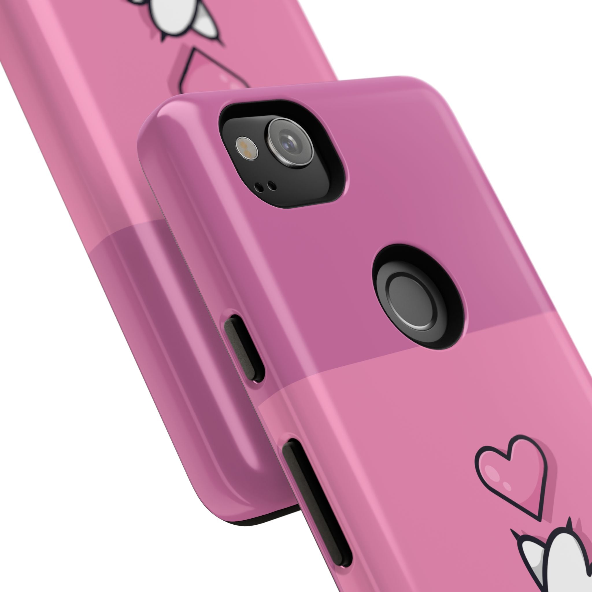 Cute Cat Paw Phone Case, Playful Pet Lover Gift, Animal Print Phone Cover, Heart Design Case, Fun Feminine Case, Kawaii Style