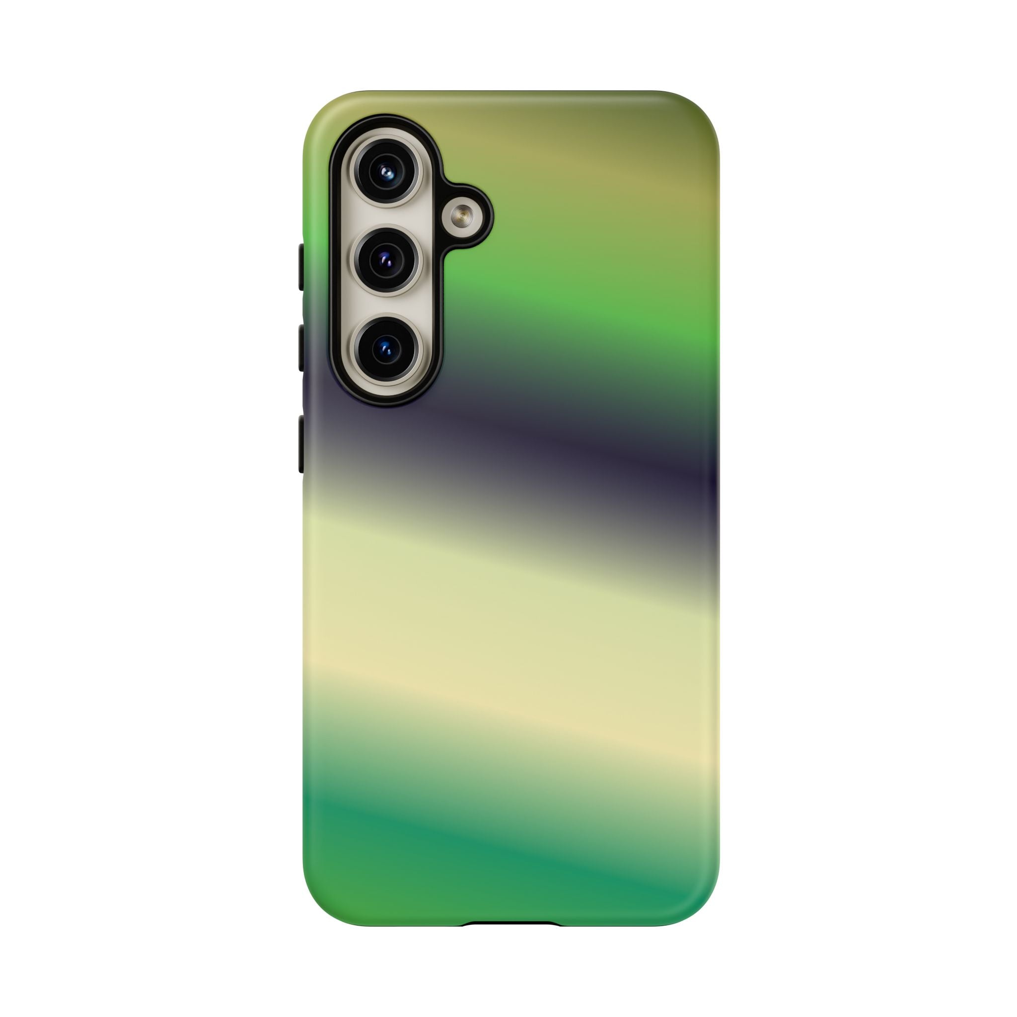 Gradient Phone Case - Tough Cases, Unique Cell Phone Cover, Stylish Tech Accessories, Green and Black Gradient, Perfect Gift