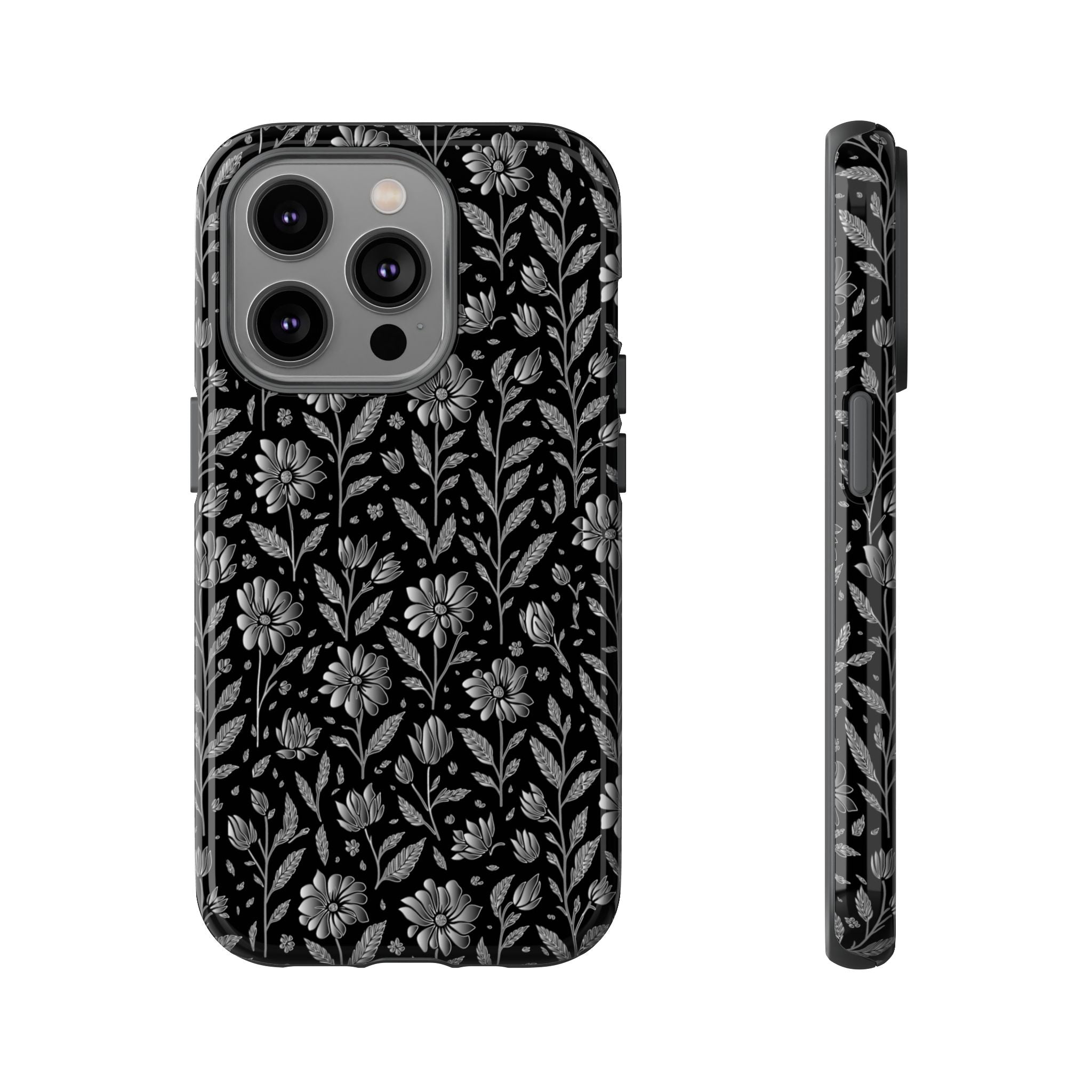 Stylish Floral Phone Case, Tough Floral Case, Botanical Phone Cover, Durable Floral Phone Protector, Gift for Her