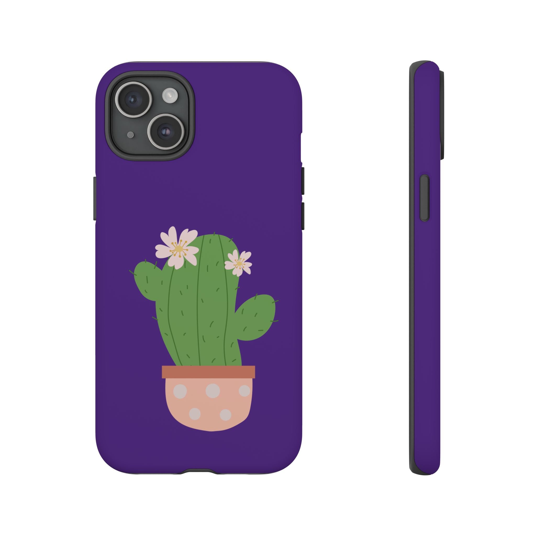 Cactus Phone Case, Tough Cases, Cute Floral, Trending Design, Unique Gift, Phone Accessories, Summer Vibe, Nature Lover
