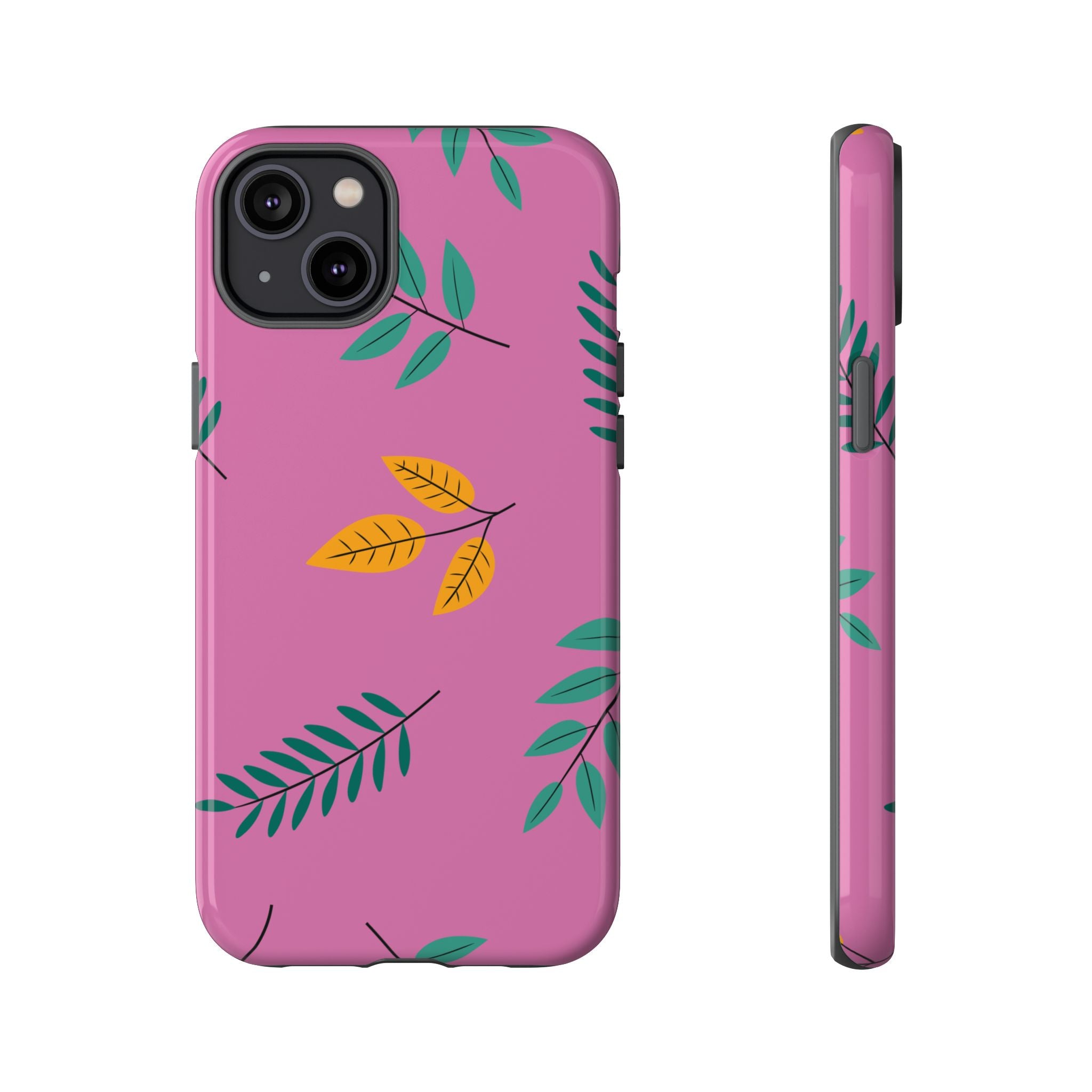 Feminine Floral Phone Case, Tough Cases for iPhone, Nature-Themed Tech Accessory, Cute Gift for Her, Botanical Design, Spring Decor