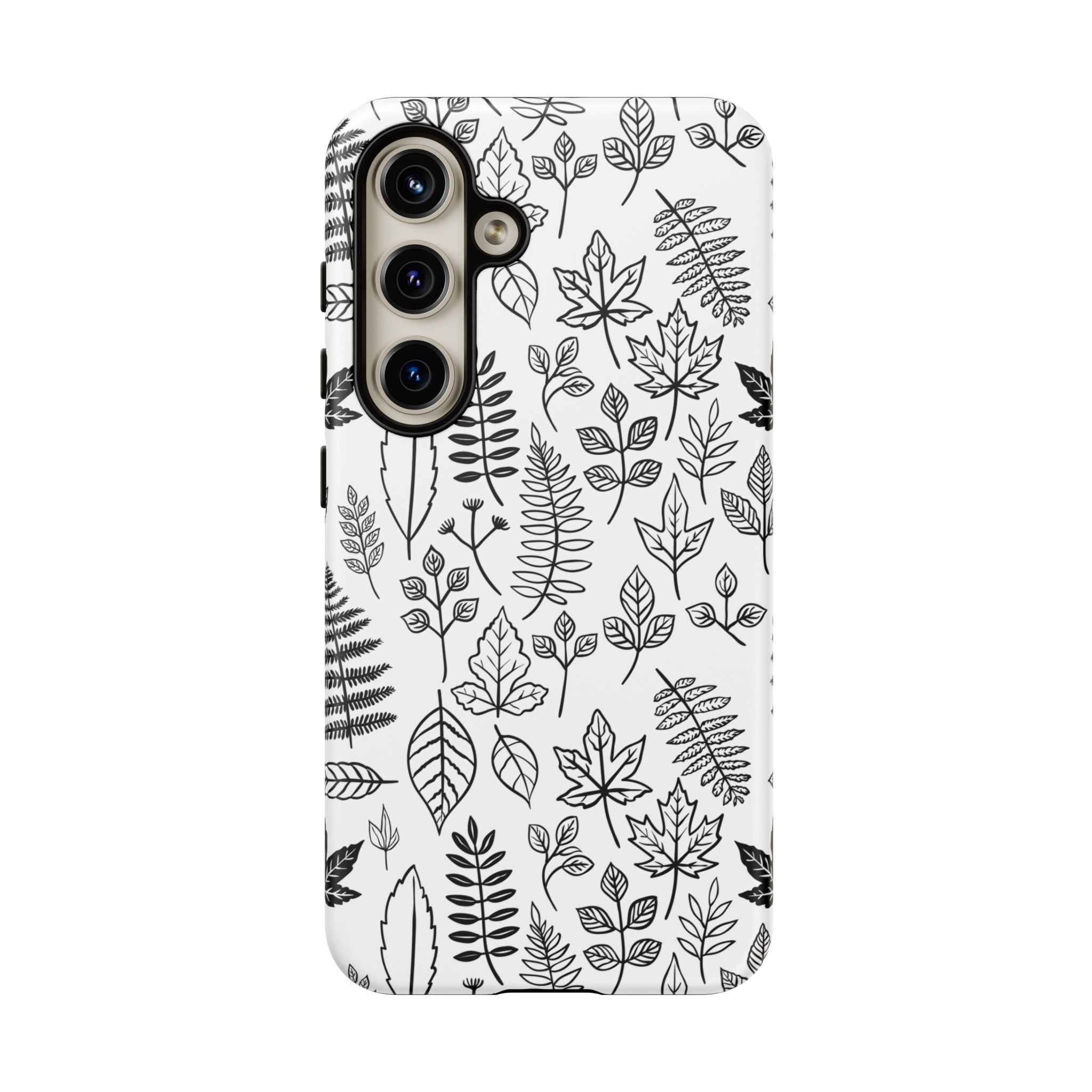 Stylish Phone Case for Nature Lovers, Botanical Design, Gift for Her, Fall Accessories, Customizable Tech Gear