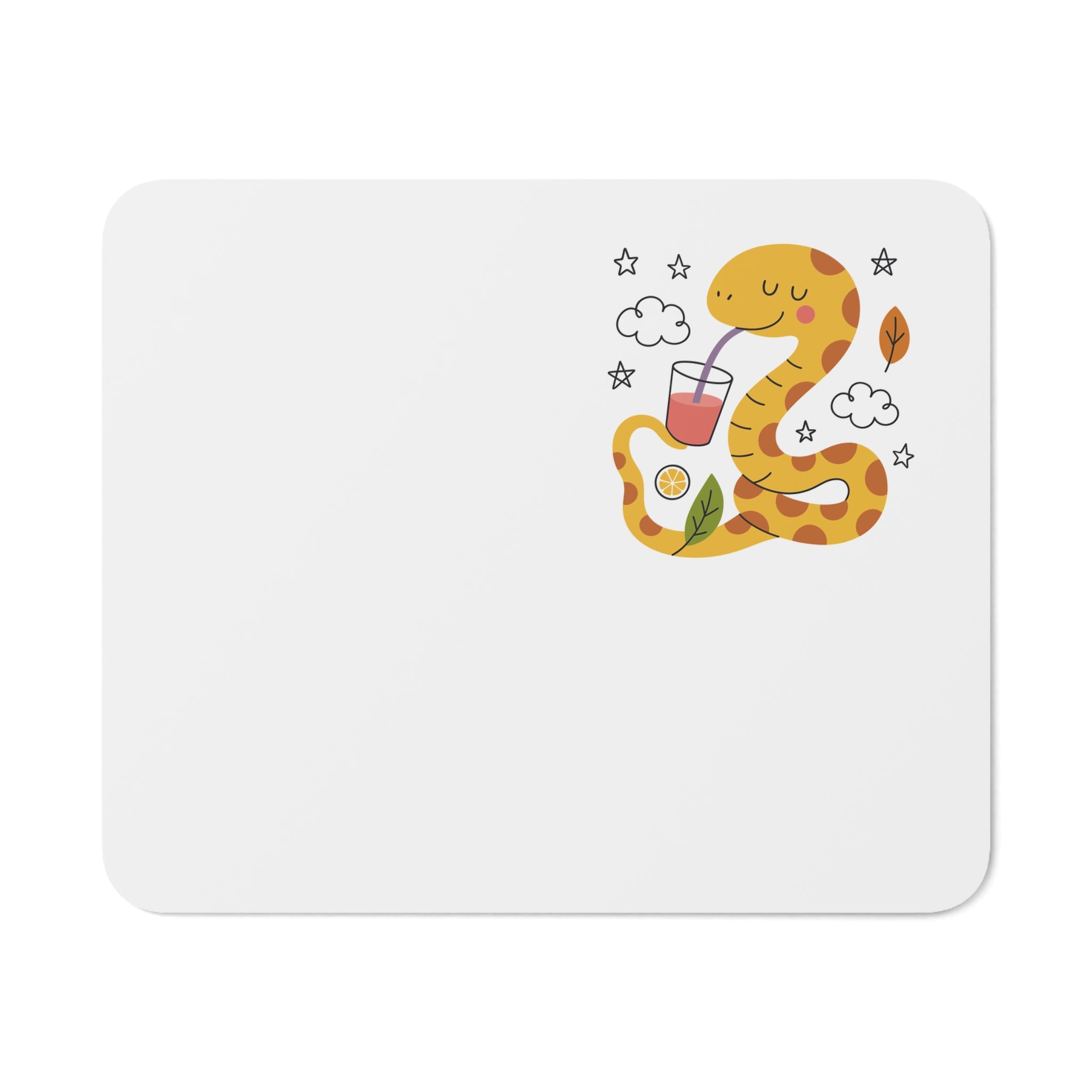 Cute Snake Desk Mouse Pad, Fun Office Decor, Gift for Animal Lovers, Unique Work From Home Accessory, Playful Desk Organizer