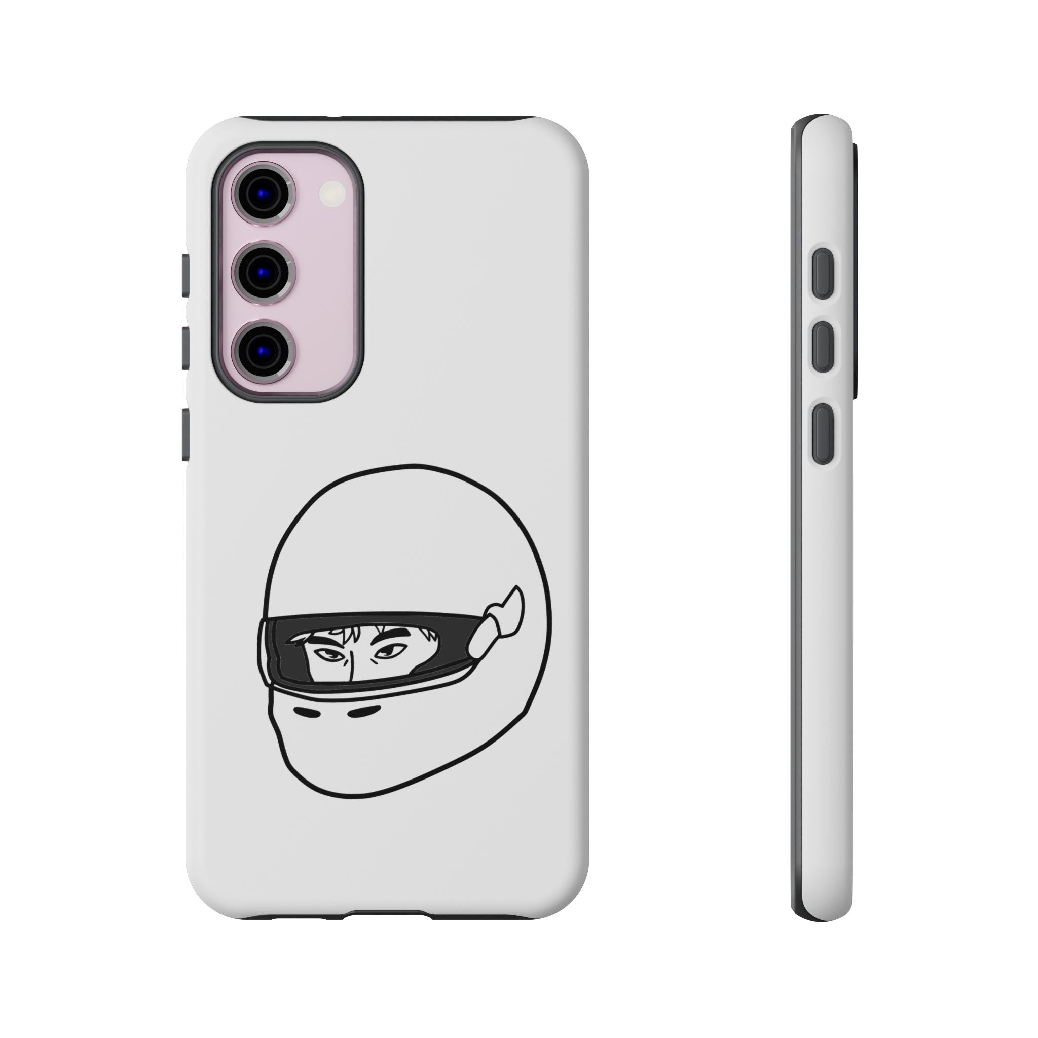 Stylish Phone Case with Racing Helmet Design | Tough Cases | Unique Gift, Motorcycle Enthusiast, Race Lover, Custom Accessory, Everyday Use
