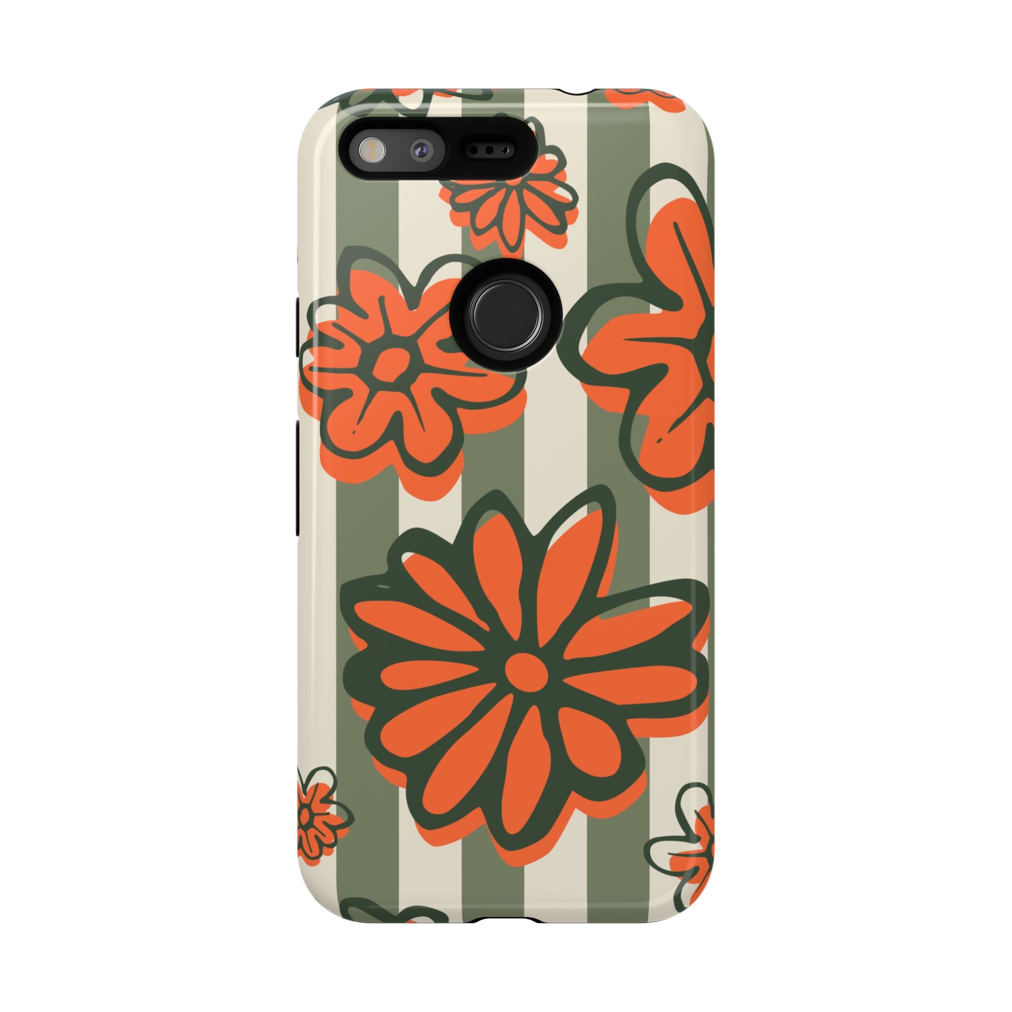 Floral Tough Phone Case - Trendy Protector for Pet Lovers, Super Cute Gift, Floral Design, Stylish Phone Cover, Unique Accessory