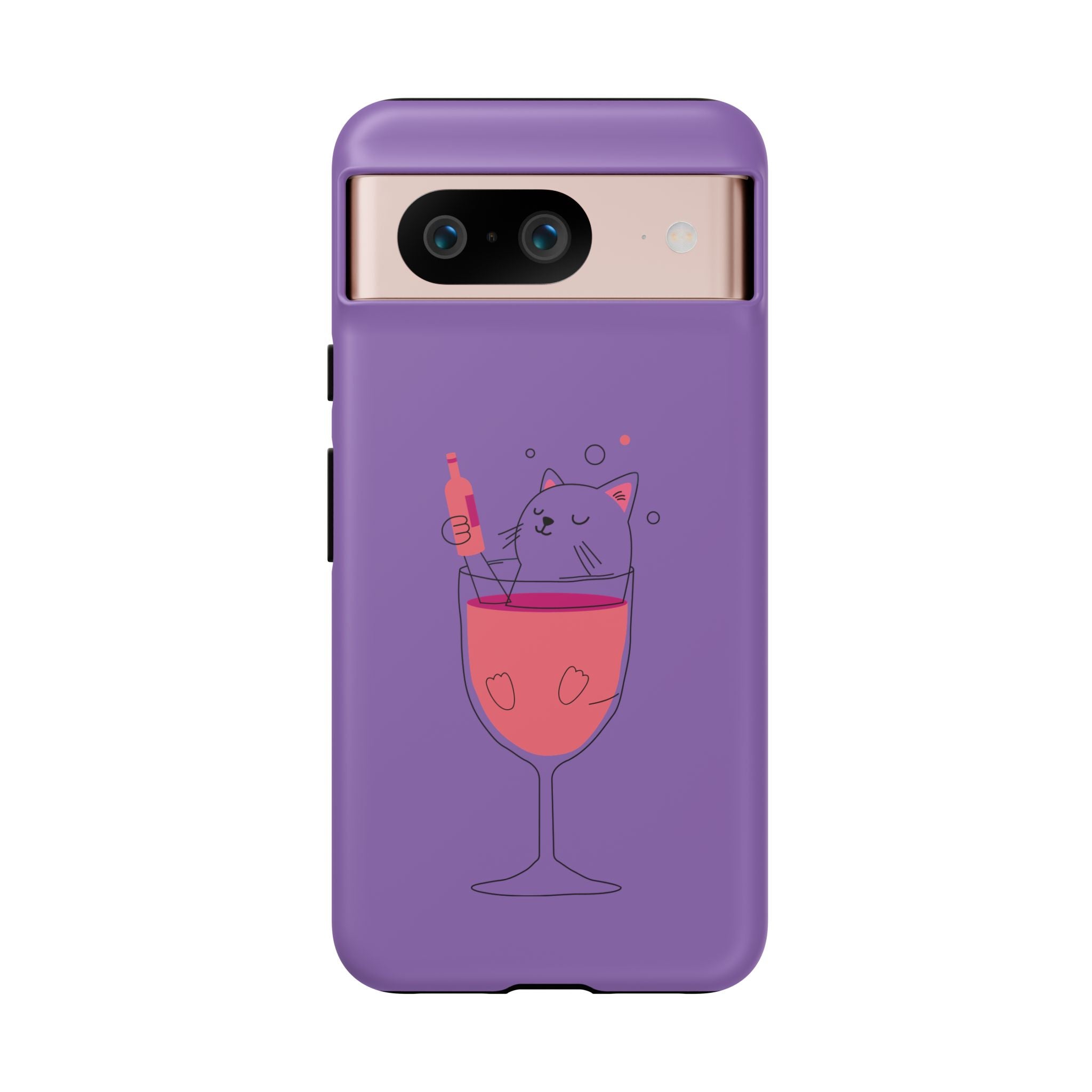 Cute Cat Phone Case, Fun Gift for Cat Lovers, Colorful Phone Cover, Pet Lover Accessory, Unique Cat Themed Case