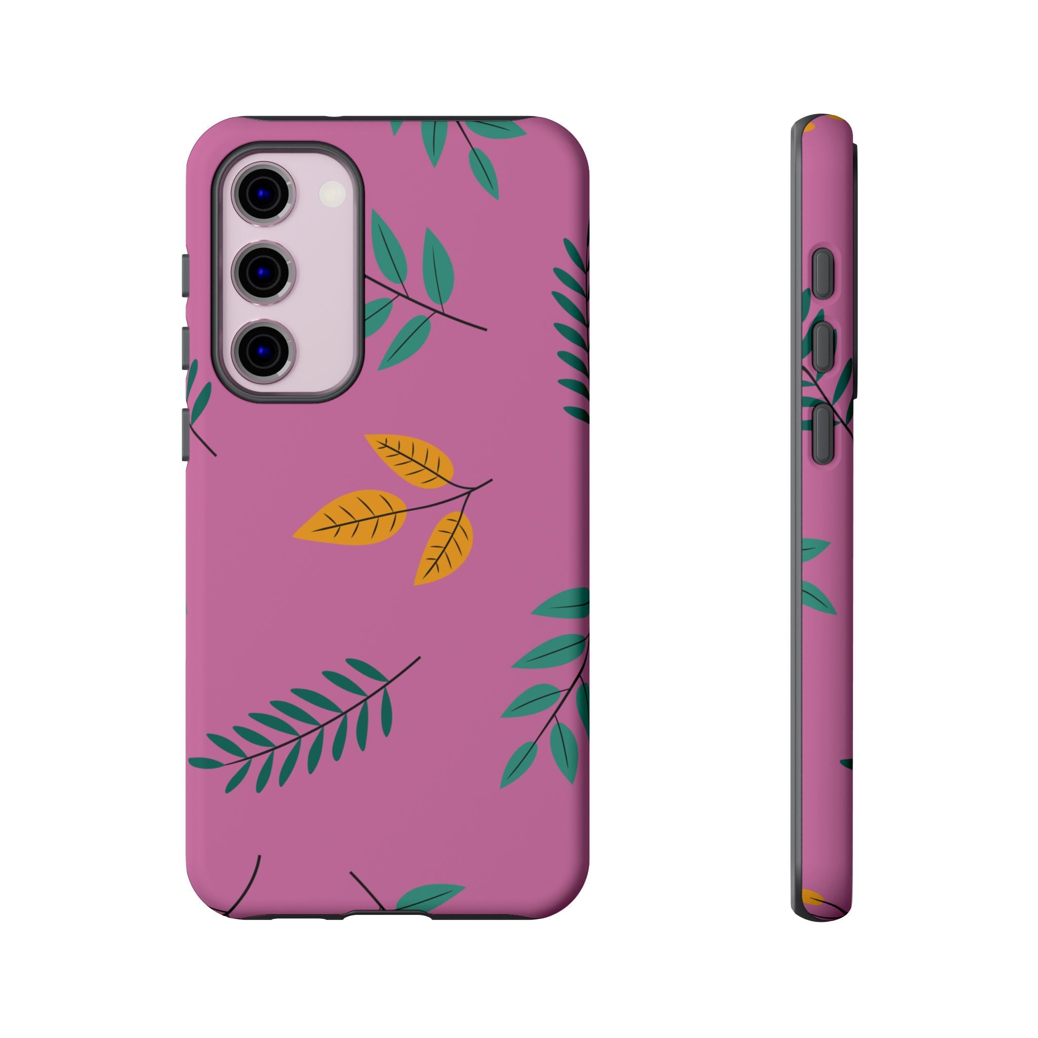 Feminine Floral Phone Case, Tough Cases for iPhone, Nature-Themed Tech Accessory, Cute Gift for Her, Botanical Design, Spring Decor