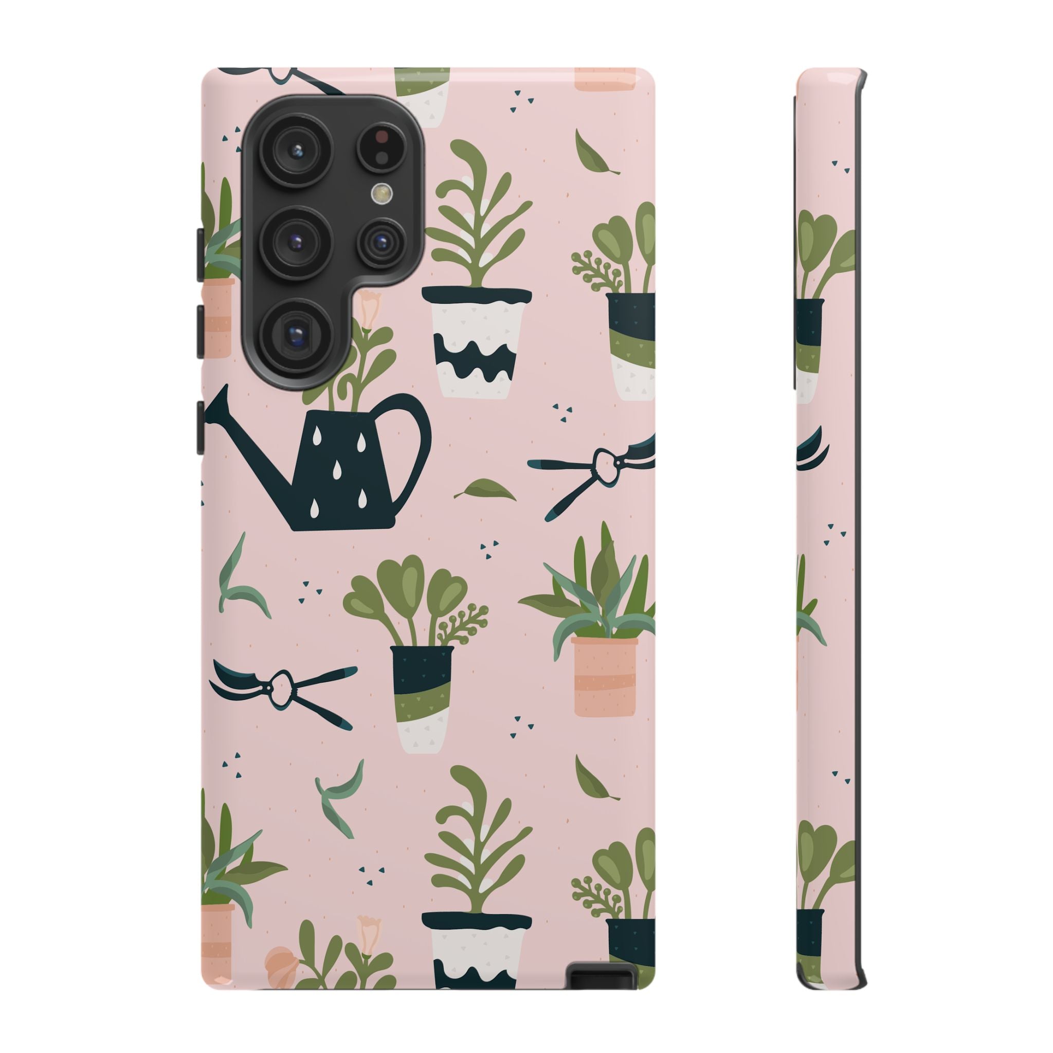 Floral Phone Case, Cute Plant Lover Case, Gift for Gardeners, Phone Cover, Green Thumb Accessories, Mother's Day Gift