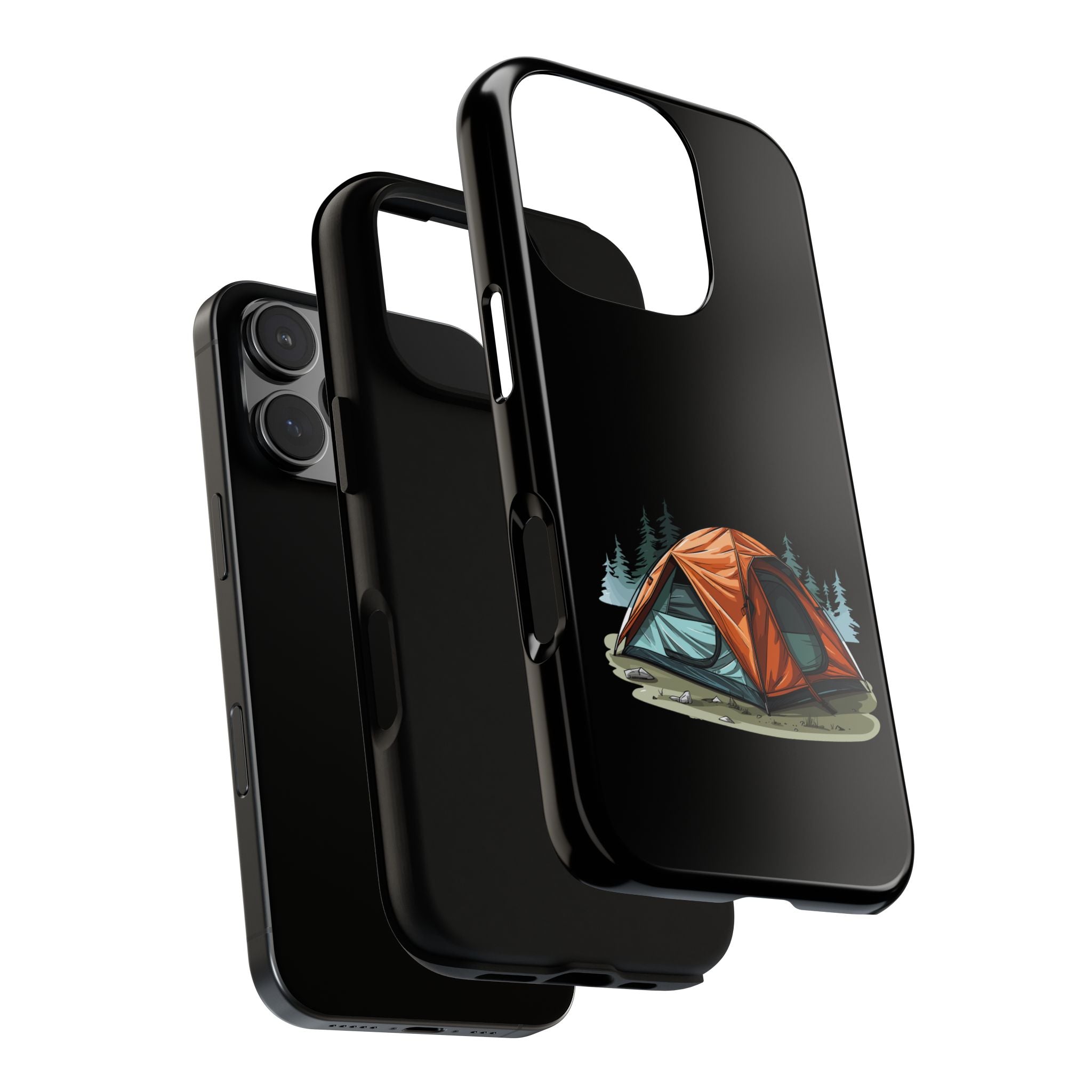 Camping Phone Case, Outdoor Adventure, Nature Lover Gift, Tough Cases, Hiking Accessory, Travel Gear, Camping Vibes