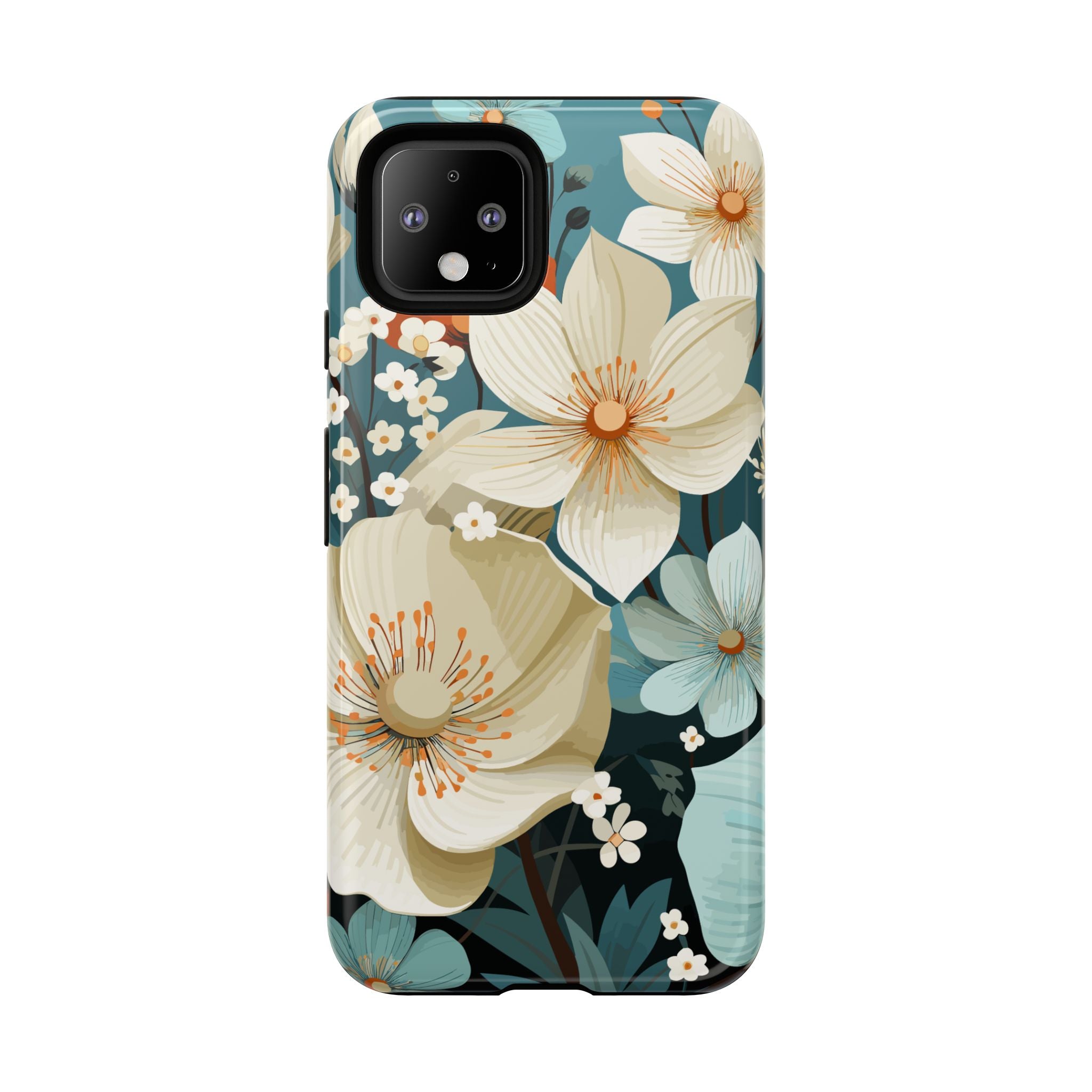 Floral Phone Case, Stylish Tough Cases with Botanical Design, Flower Print Phone Cover, Gifts for Nature Lovers, Eco-Friendly Mobile Cover