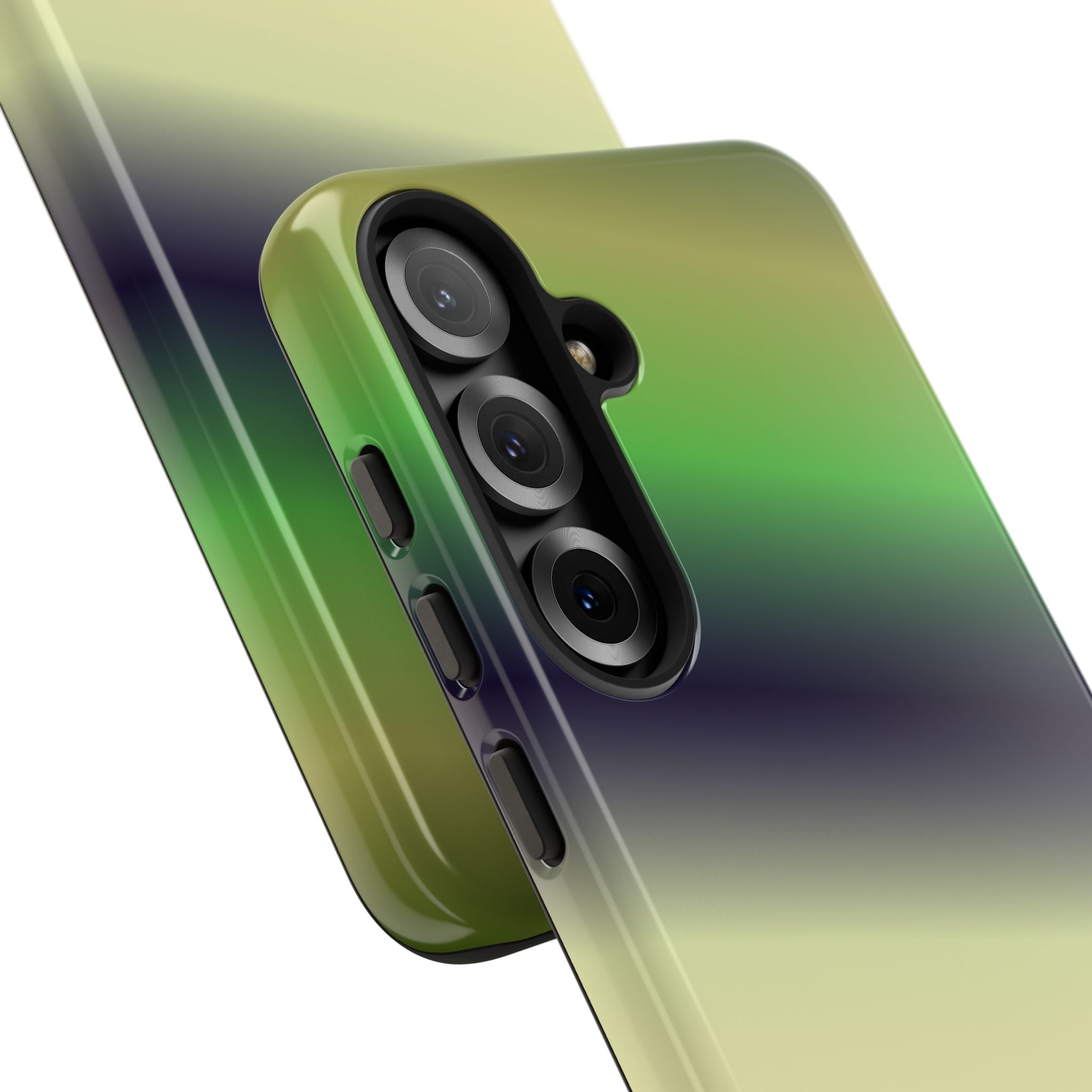 Gradient Phone Case - Tough Cases, Unique Cell Phone Cover, Stylish Tech Accessories, Green and Black Gradient, Perfect Gift