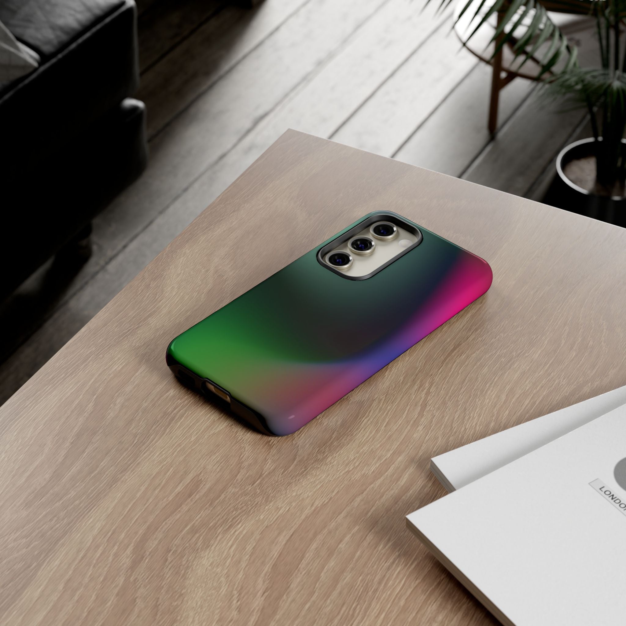 Colorful Phone Case, Tough Phone Cover, Vibrant Smart Device Protector, Modern Tech Accessory, Unique Gift for Phone Lovers