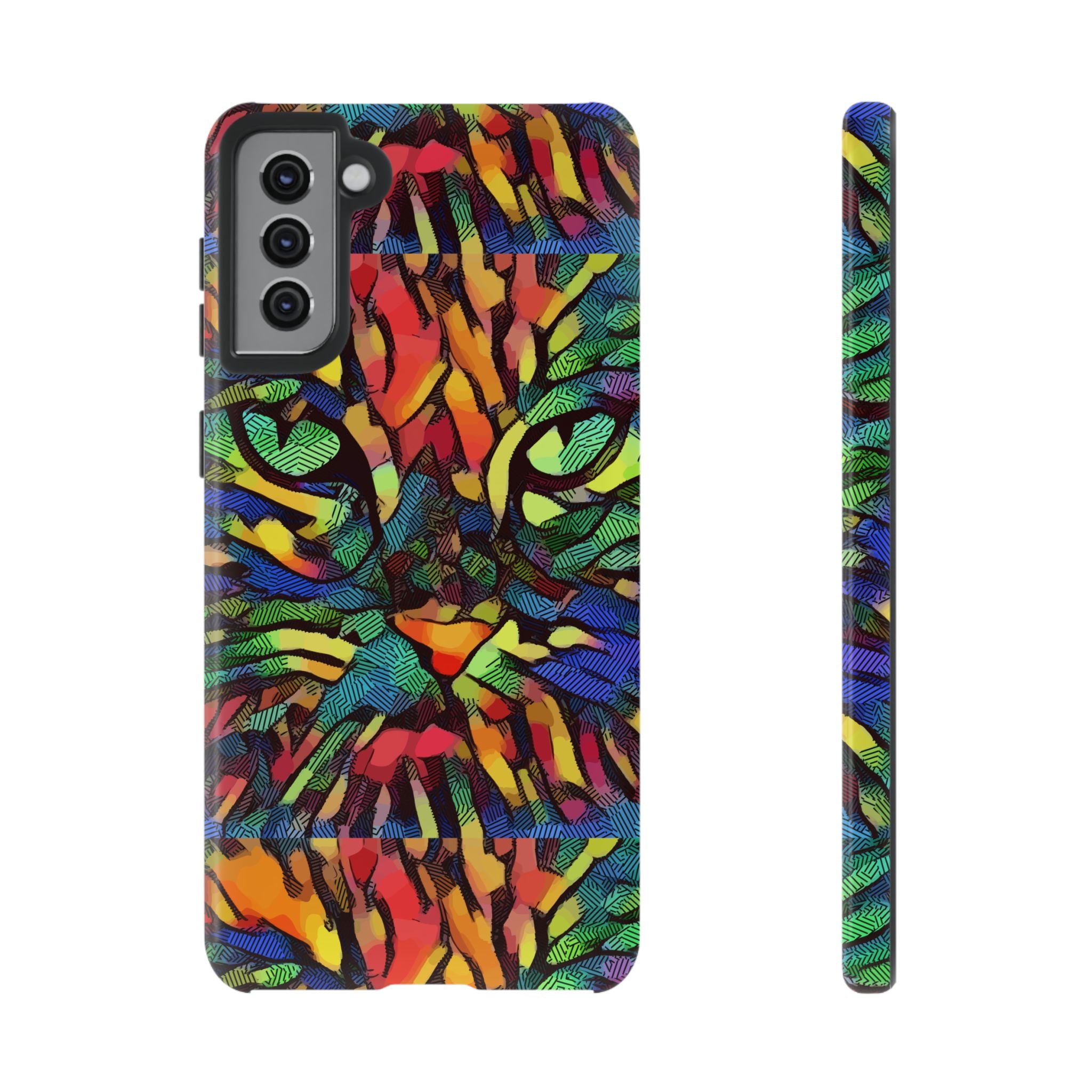 Colorful Phone Cases for Vibrant Style - Tough Cases, Unique Gifts, Animal Print, Artistic Design, Phone Accessories, Eco-Friendly