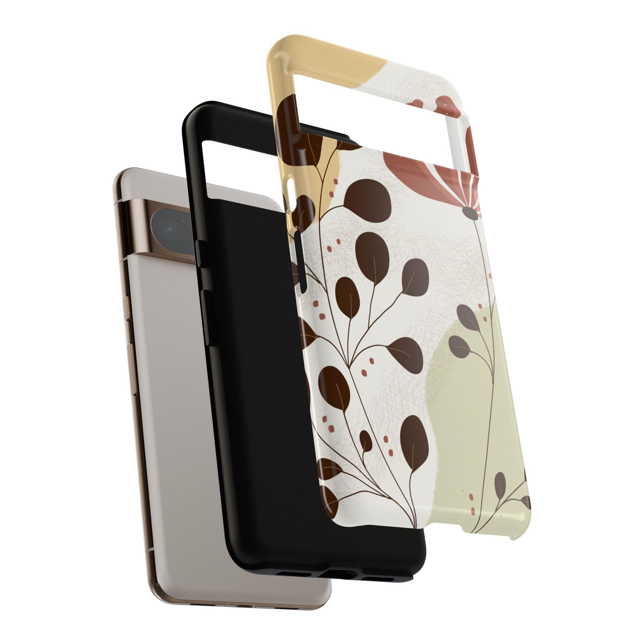Floral Phone Case - Stylish Tough Cases for Women, Trendy Phone Cover, Gift for Her, Birthday Present, Everyday Use