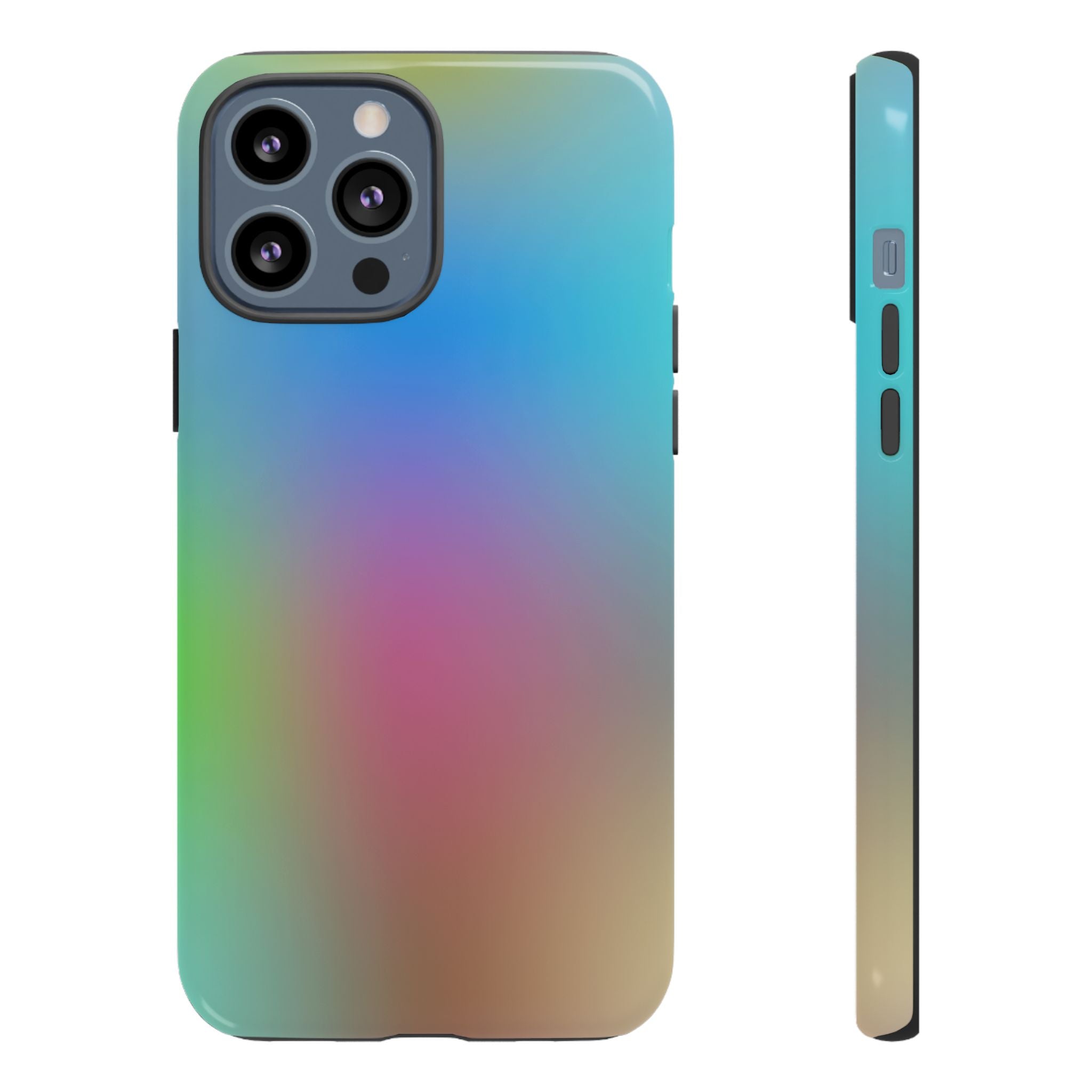 Colorful Mobile Phone Case, Unique Phone Cover, Stylish Phone Protector, Gift for Tech Lovers, Trendy Accessory