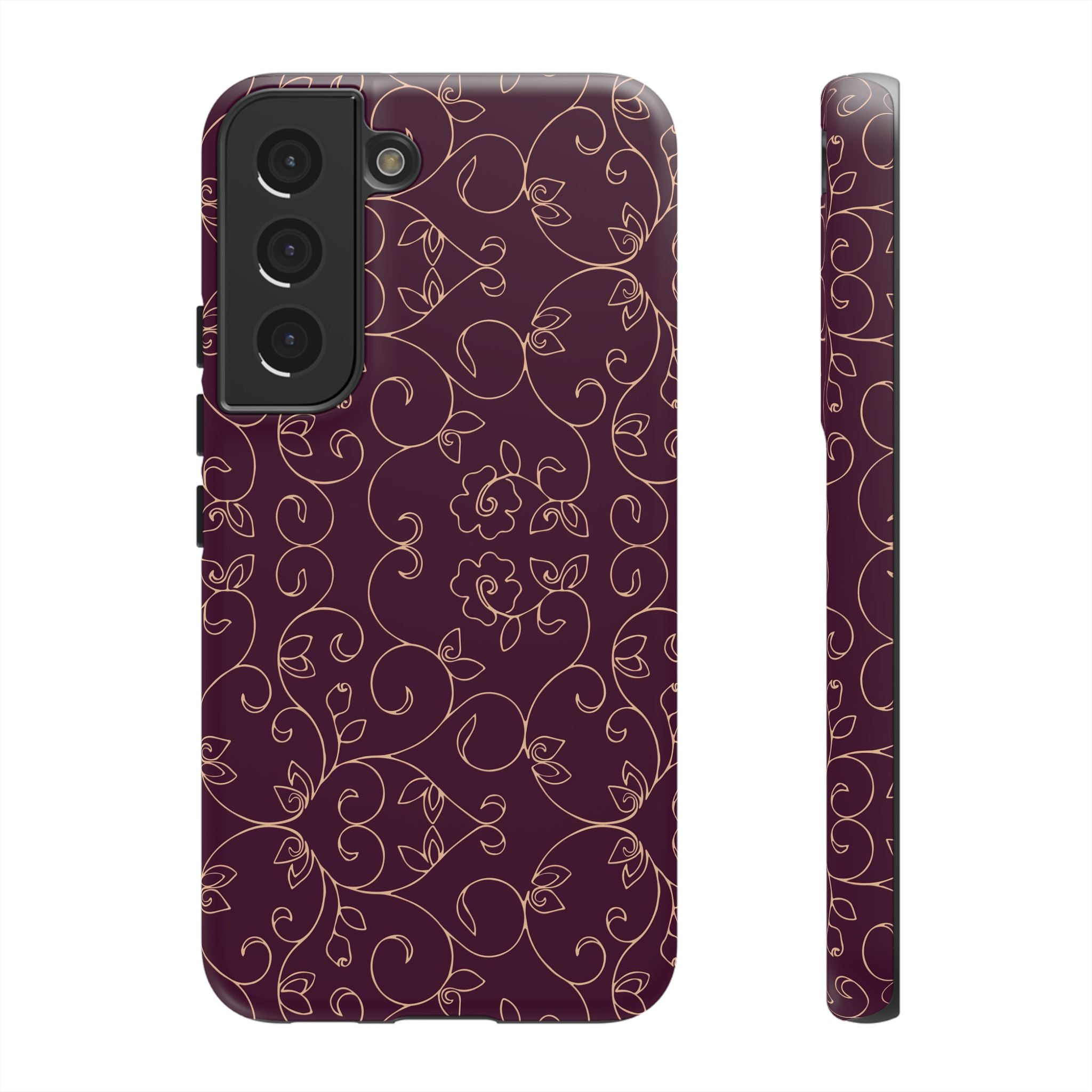Elegant Floral Phone Case | Durable Mobile Cover, Gift for Her, Floral Design, Stylish Accessory, Phone Protection