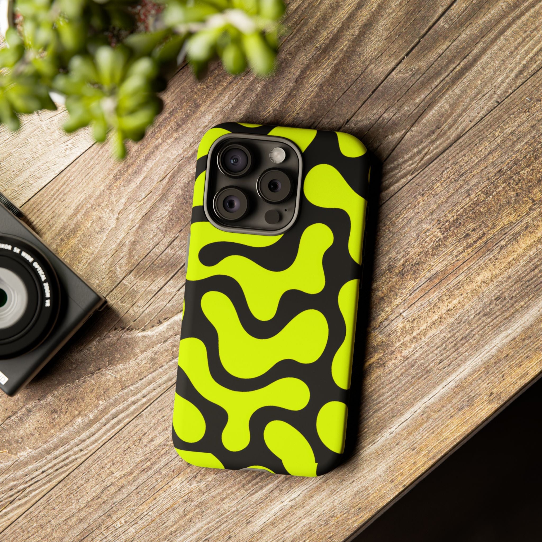 Bold Pattern Phone Case, Stylish Protective Cover, Unique Gift for Tech Lovers, Trendy Mobile Accessory, Rejuvenate Your Style