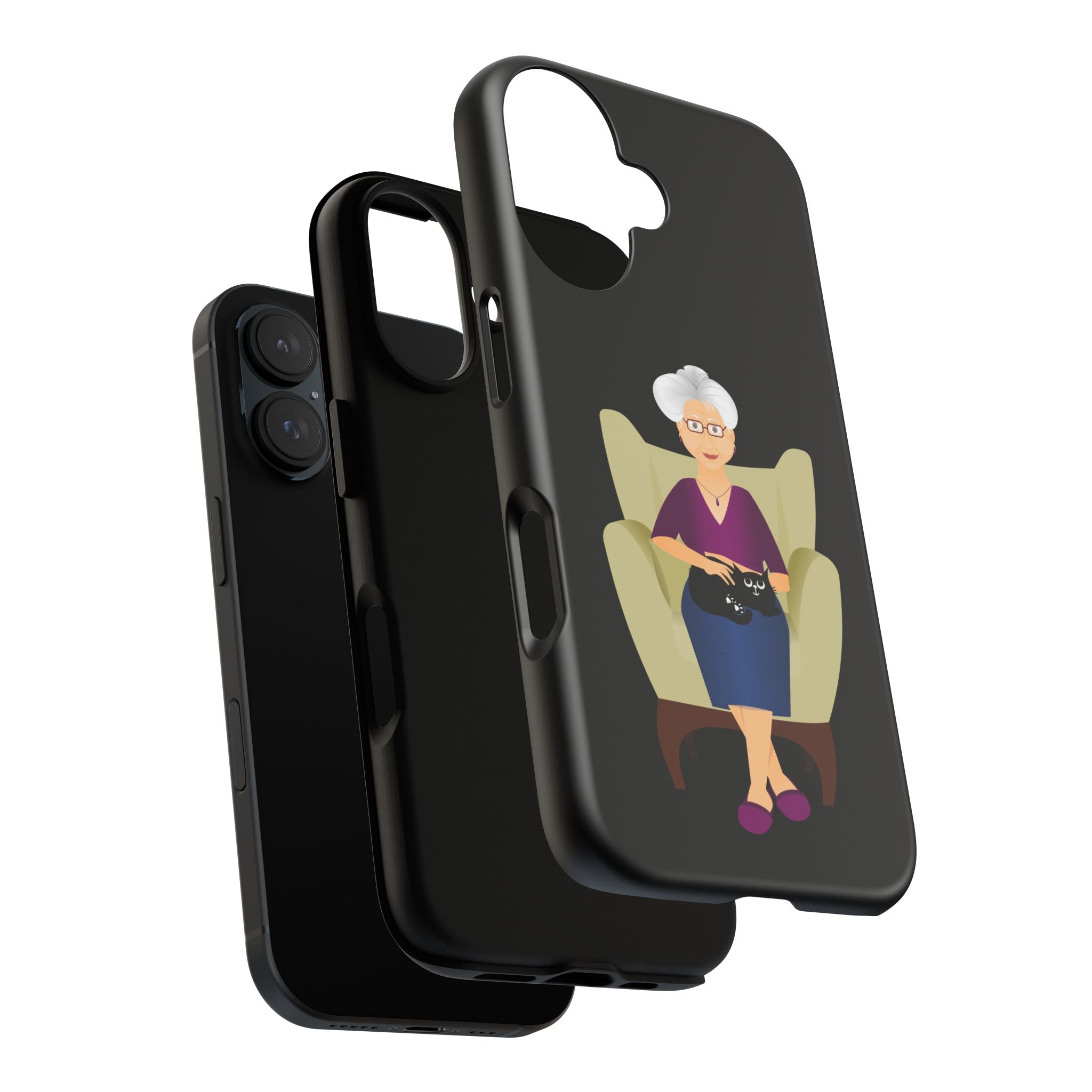 Grandma Phone Case, Tough Phone Cover for Grandparents, Durable Case for Seniors, Unique Gift for Grandmother, Personalized Tech Accessory