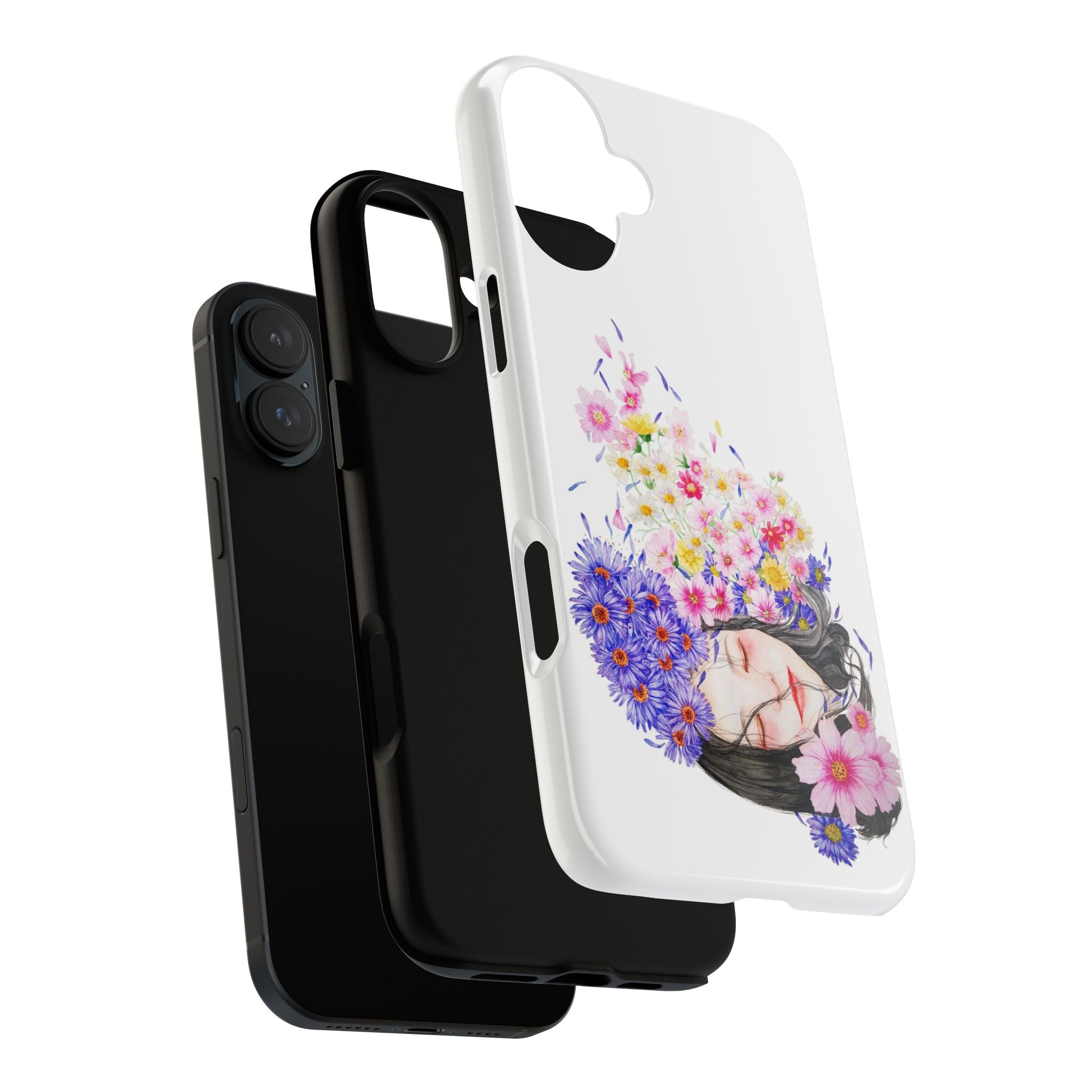 Floral Phone Case | Tough Cases | Cute Floral Design, Gift for Her, Spring Accessory, Mother's Day Gift, Stylish Protection