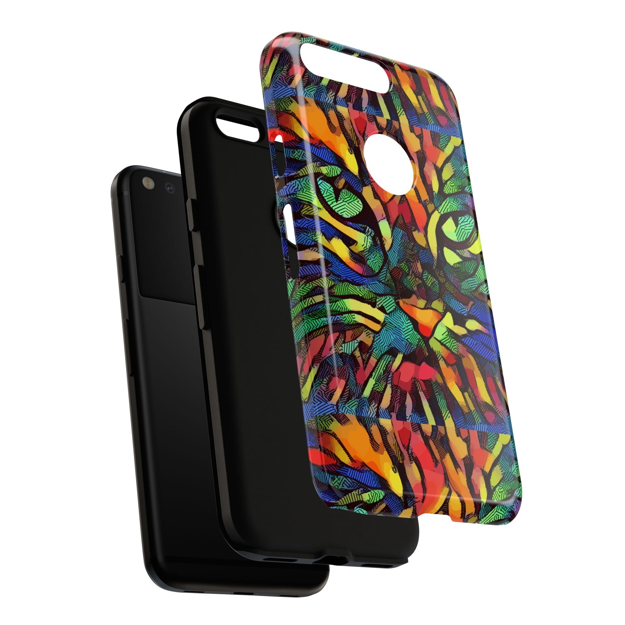 Colorful Phone Cases for Vibrant Style - Tough Cases, Unique Gifts, Animal Print, Artistic Design, Phone Accessories, Eco-Friendly