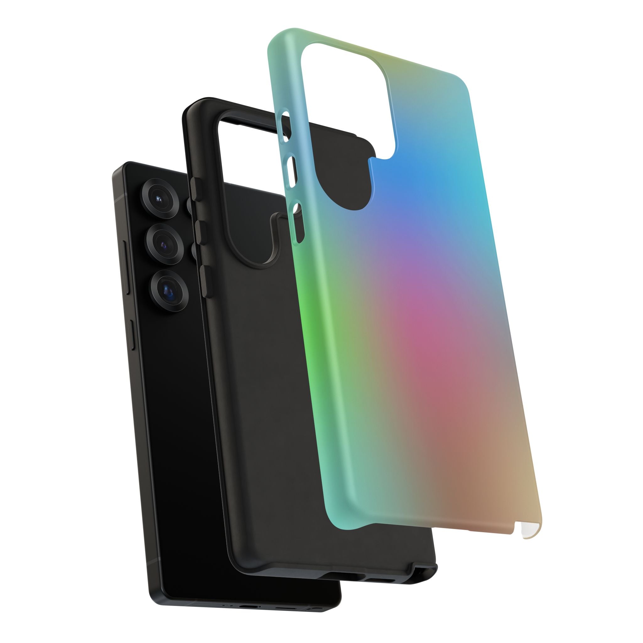 Colorful Mobile Phone Case, Unique Phone Cover, Stylish Phone Protector, Gift for Tech Lovers, Trendy Accessory