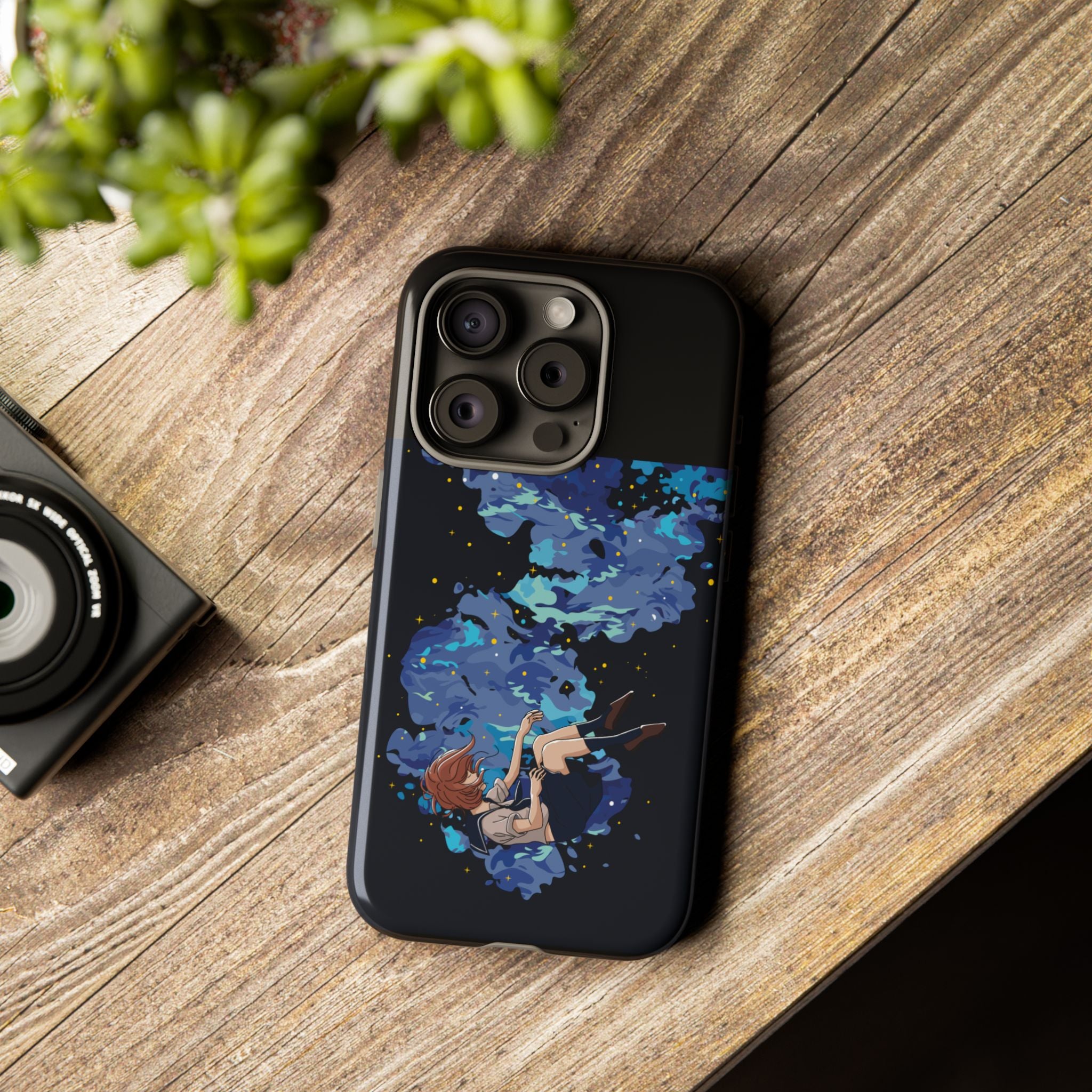 Tough Cases Phone Case - Artistic Galaxy Design, Cute Sleeve for Teens, Gift for Students, Unique Mobile Accessory, Trendy Tech Protection