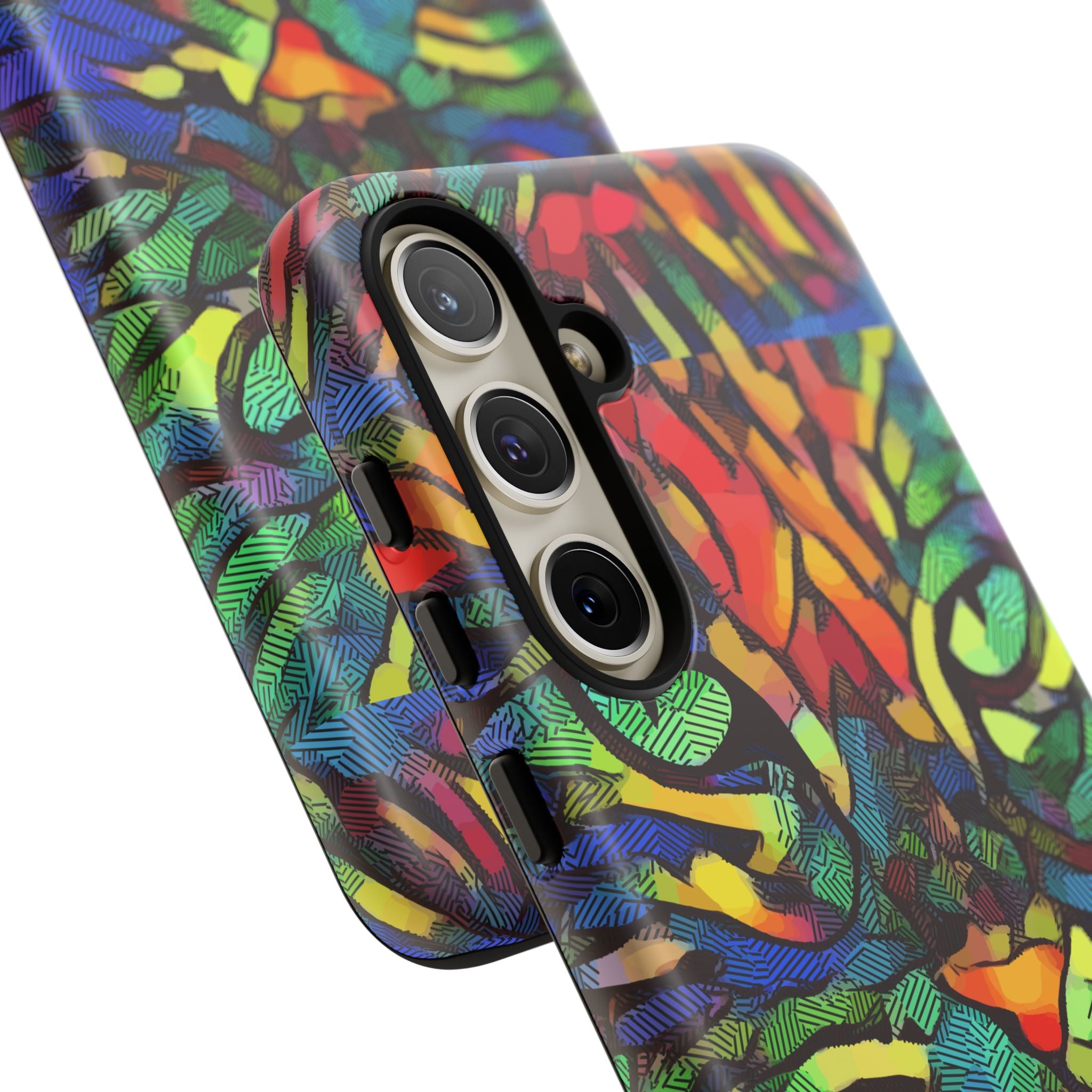 Colorful Phone Cases for Vibrant Style - Tough Cases, Unique Gifts, Animal Print, Artistic Design, Phone Accessories, Eco-Friendly