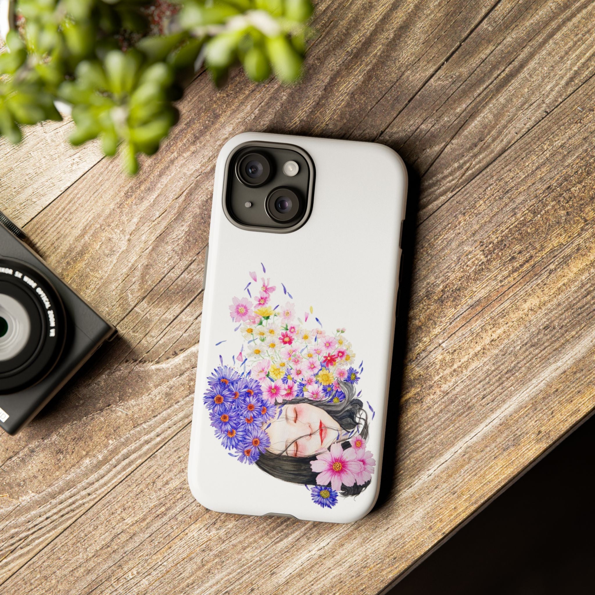 Floral Phone Case | Tough Cases | Cute Floral Design, Gift for Her, Spring Accessory, Mother's Day Gift, Stylish Protection