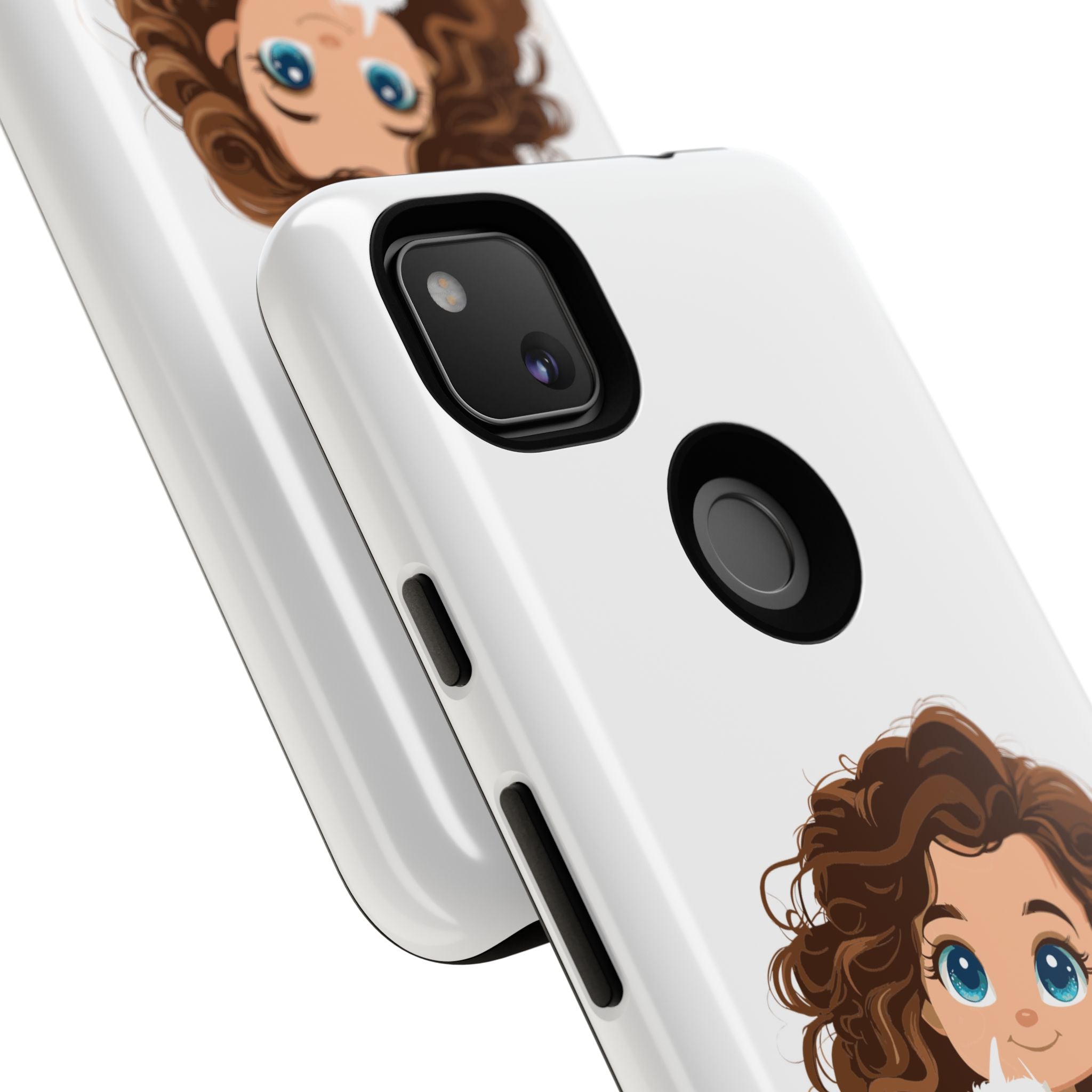 Cute Cat Lover Phone Case, Tough Phone Cover, Pet Lover Gift, Personalized Gift, Kids Phone Case, Animal Lover Accessories
